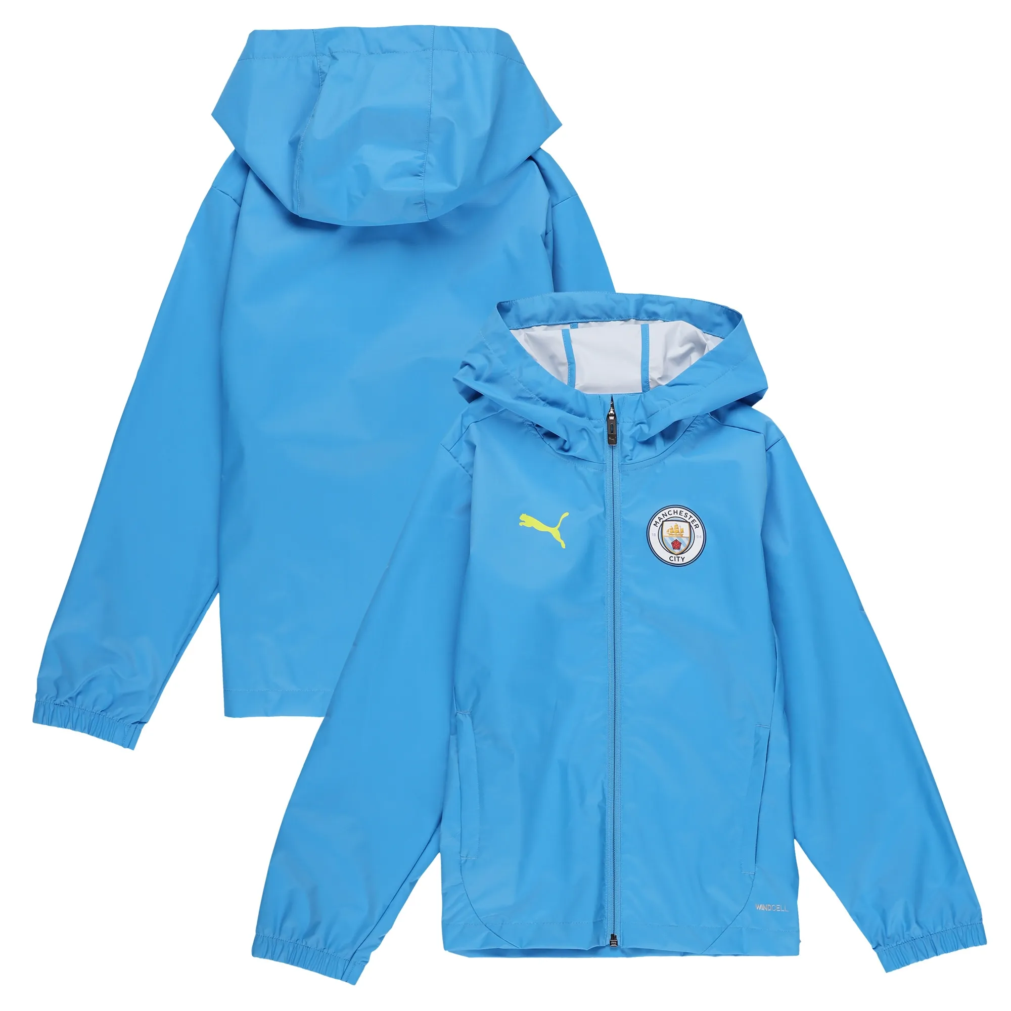 Manchester City Puma Training Winter Jacket - Yellow - Kids