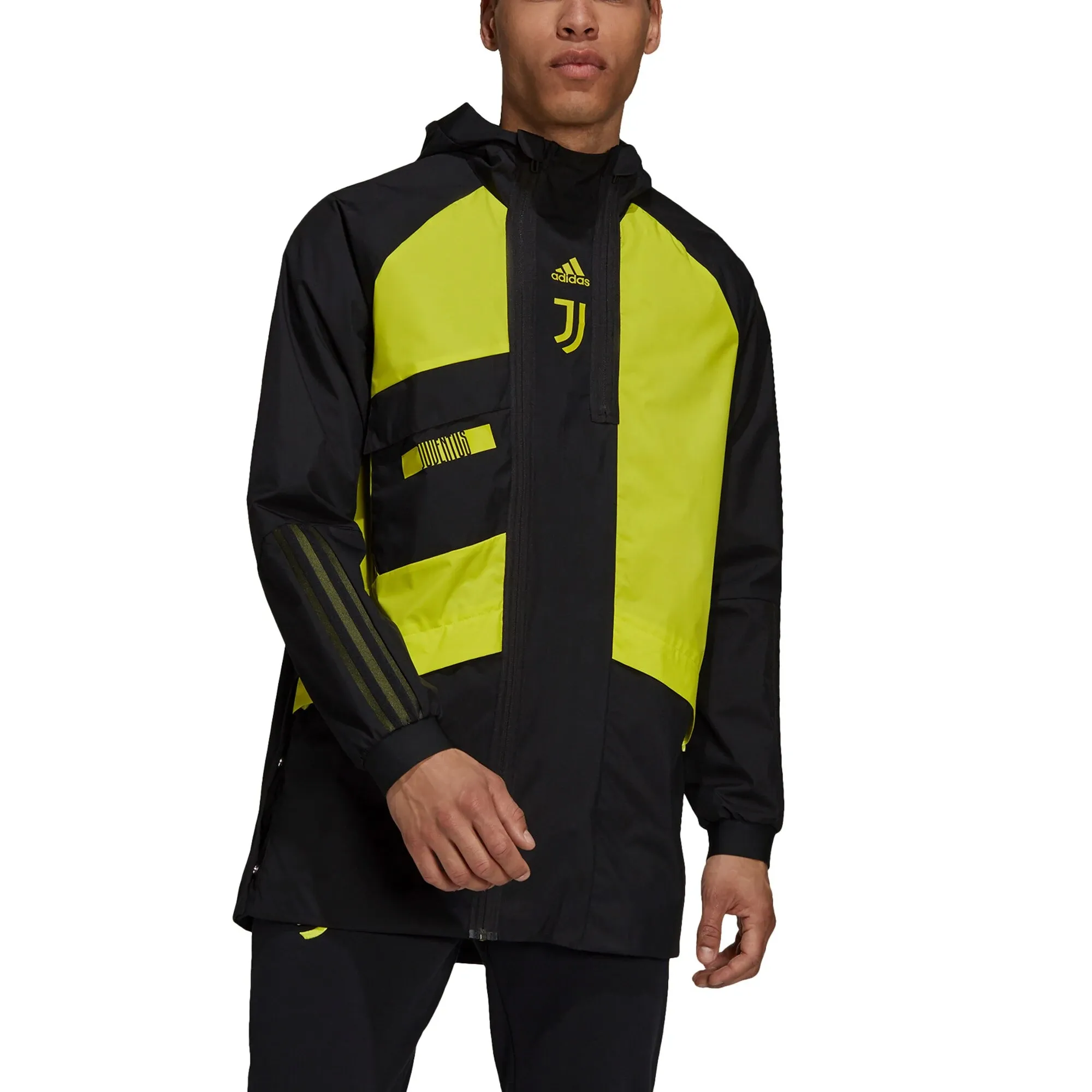 Juventus Travel Drill Jacket-Black