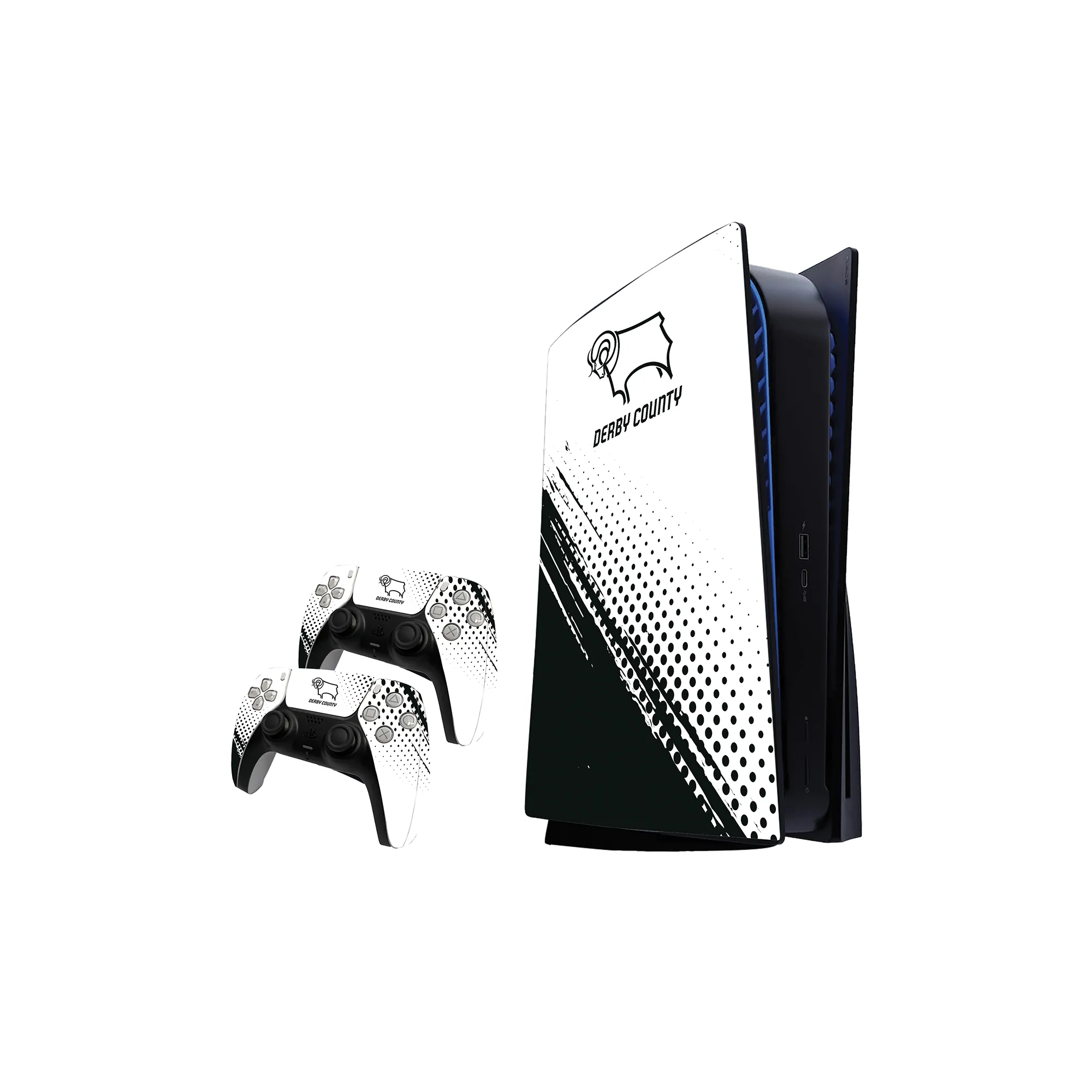 Derby County PS5 Games Controller Skin Set