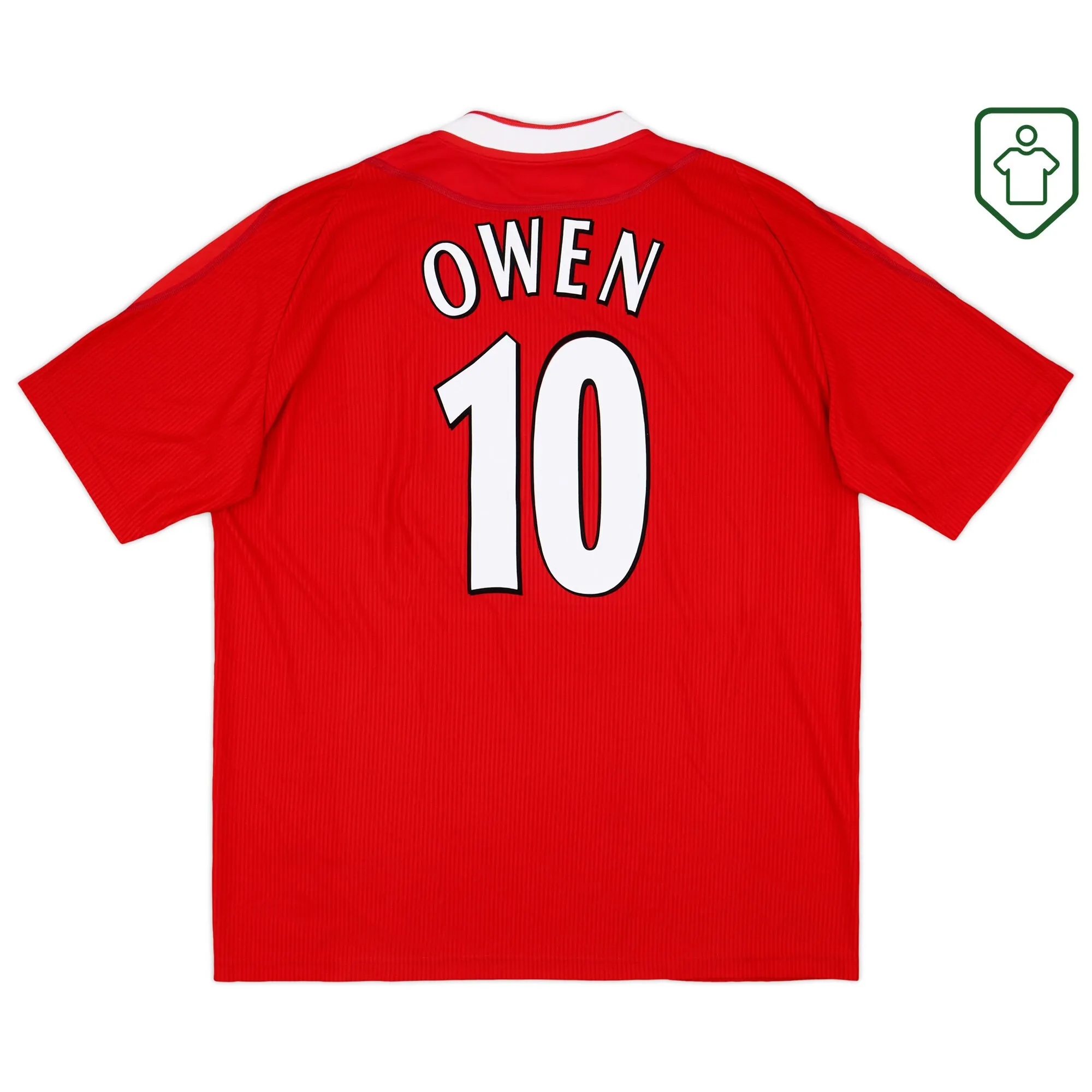 Liverpool Reebok Home Shirt Owen #10 2002-04 - Very Good - 6/10