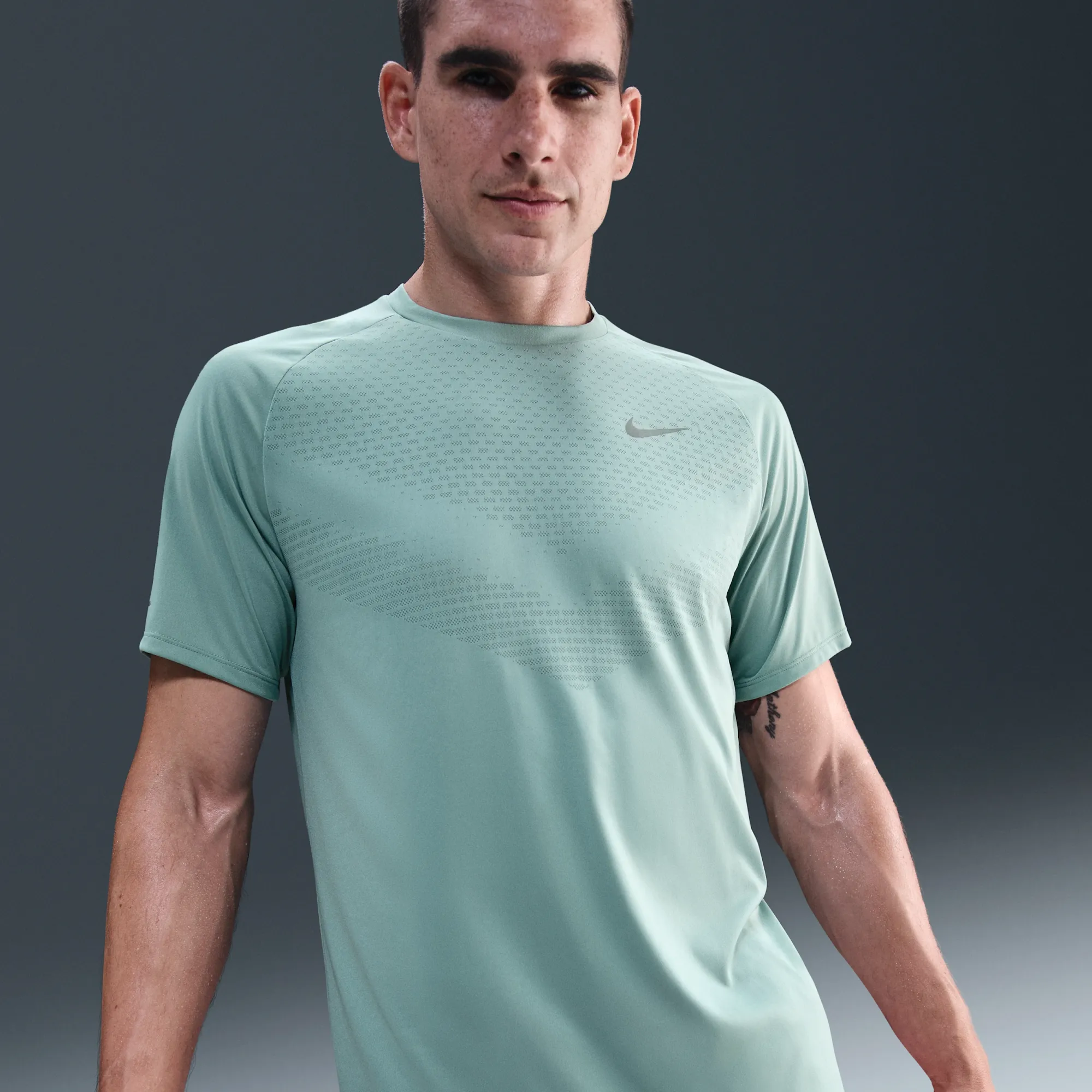 Nike Stride Men's Dri-FIT ADV Short-Sleeve Running Top - Cannon