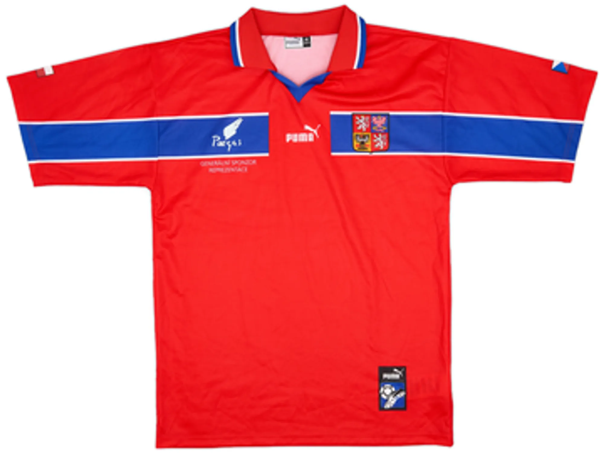 Puma Czech Republic Mens SS Home Shirt 1998