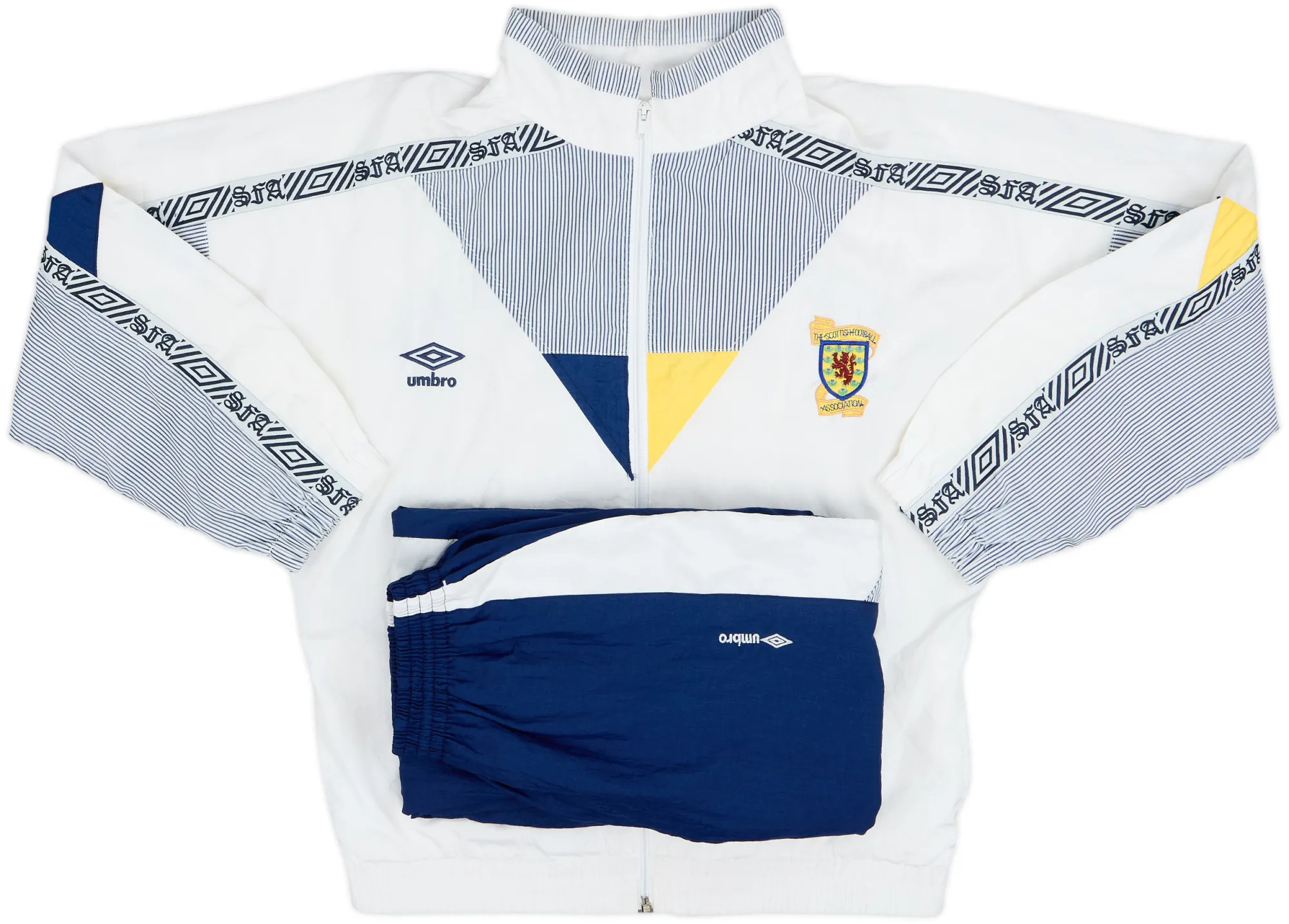 1990-92 Scotland Umbro Tracksuit - 9/10 - (M)