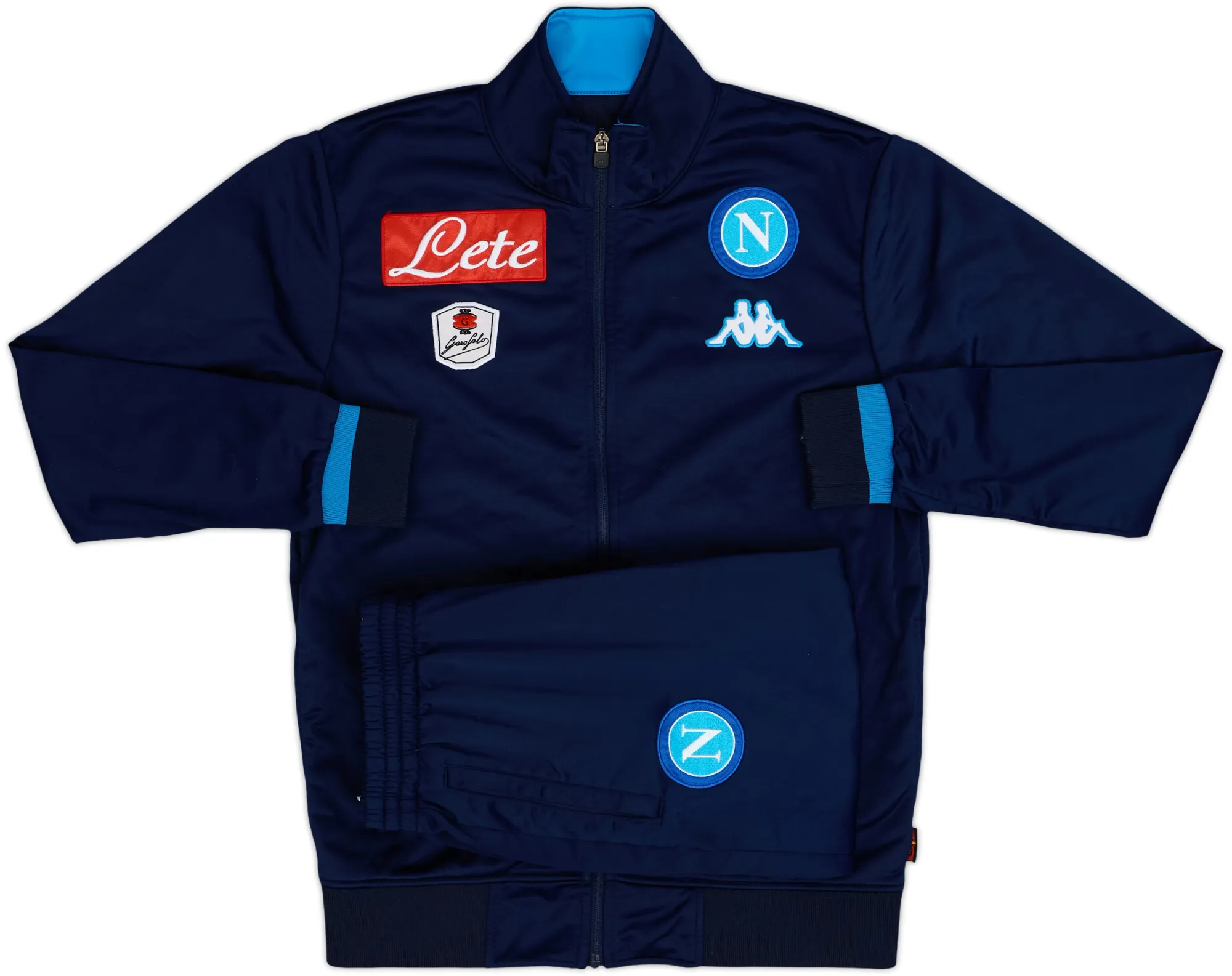 2015-16 Napoli Kappa Tracksuit - 9/10 - (M)