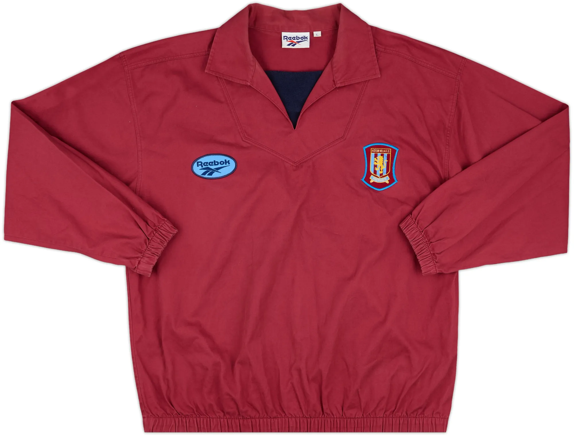 Reebok Aston Villa シャツ 1995-97 Aston Villa Reebok Player Issue Home Shirt L/S *w/tags