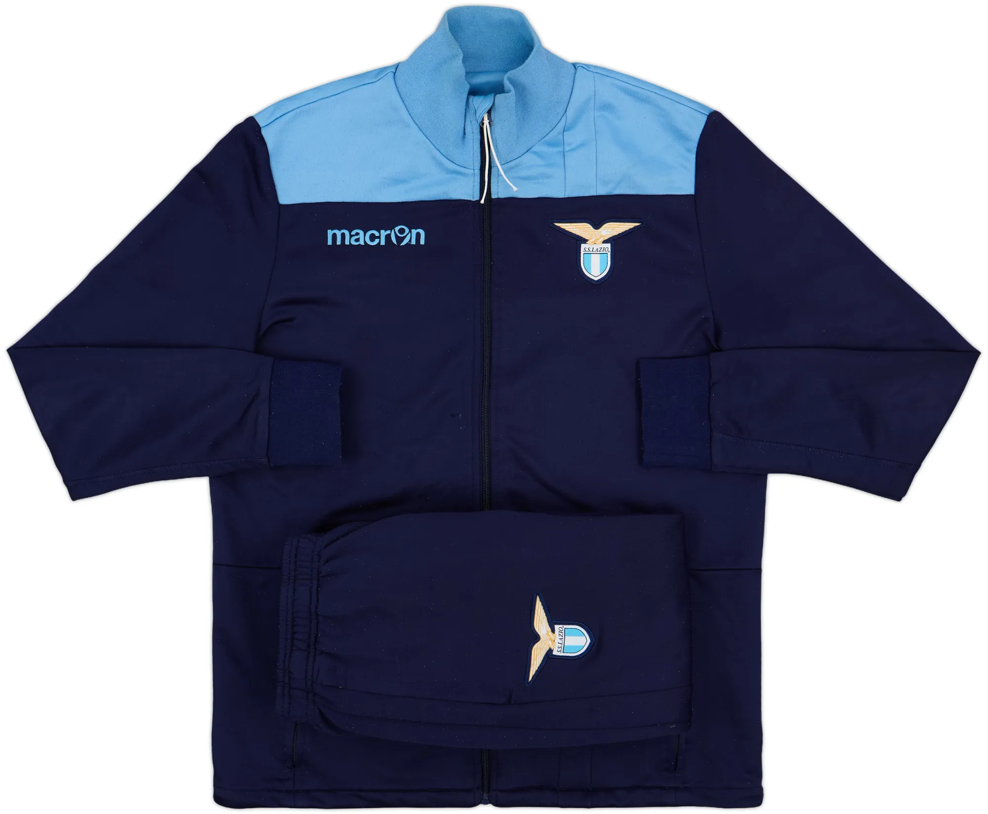 2012-13 Lazio Macron Tracksuit - 7/10 - (XL)