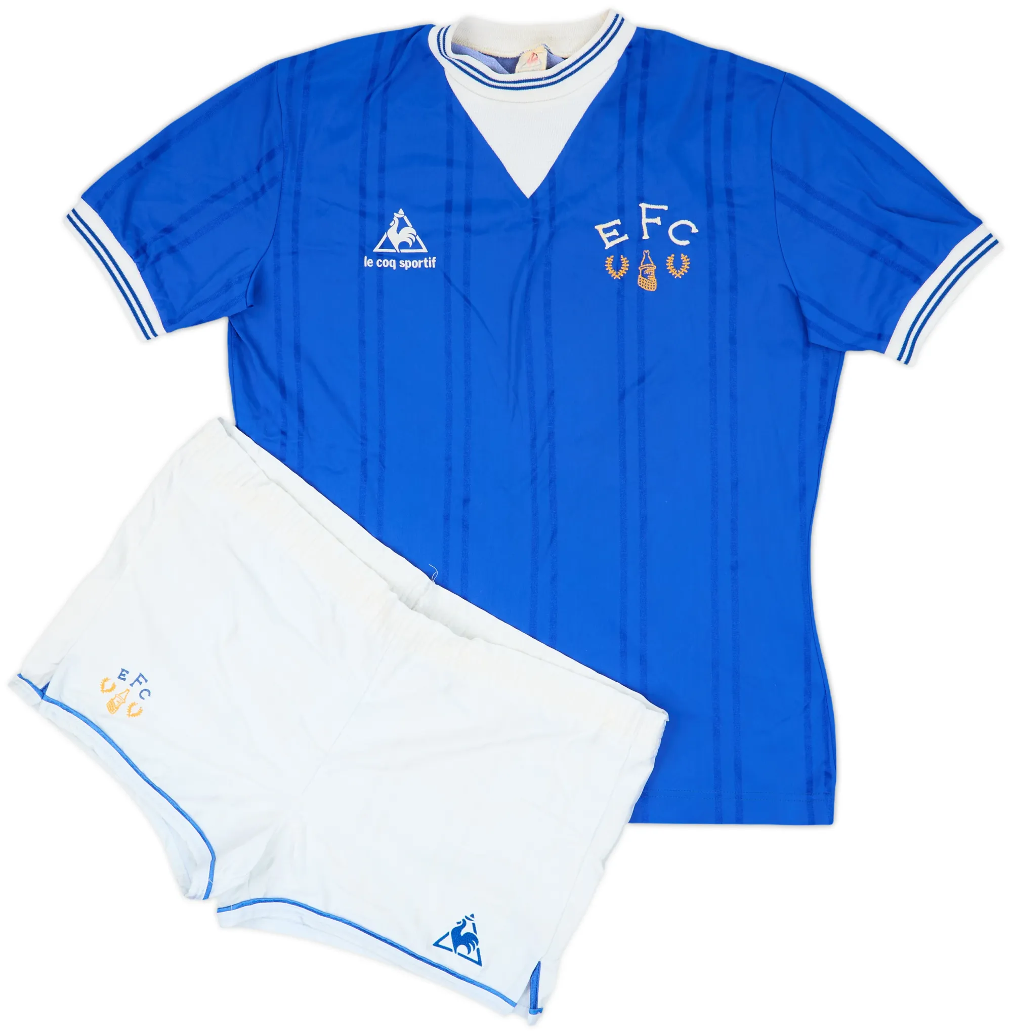 LeCoqSportif Everton Mens SS Home Shirt 1983/85