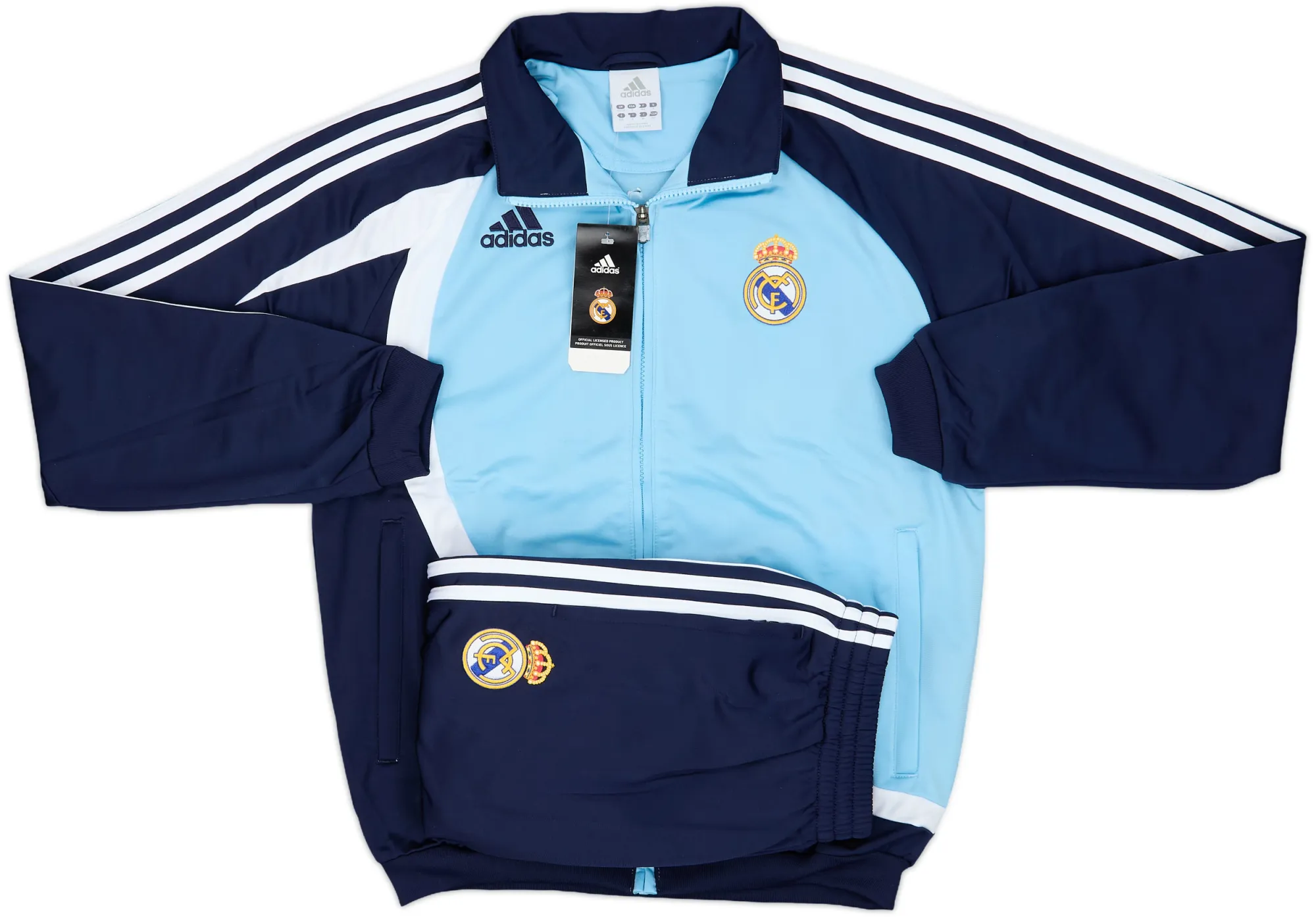 2007-08 Real Madrid adidas Full Tracksuit (S)