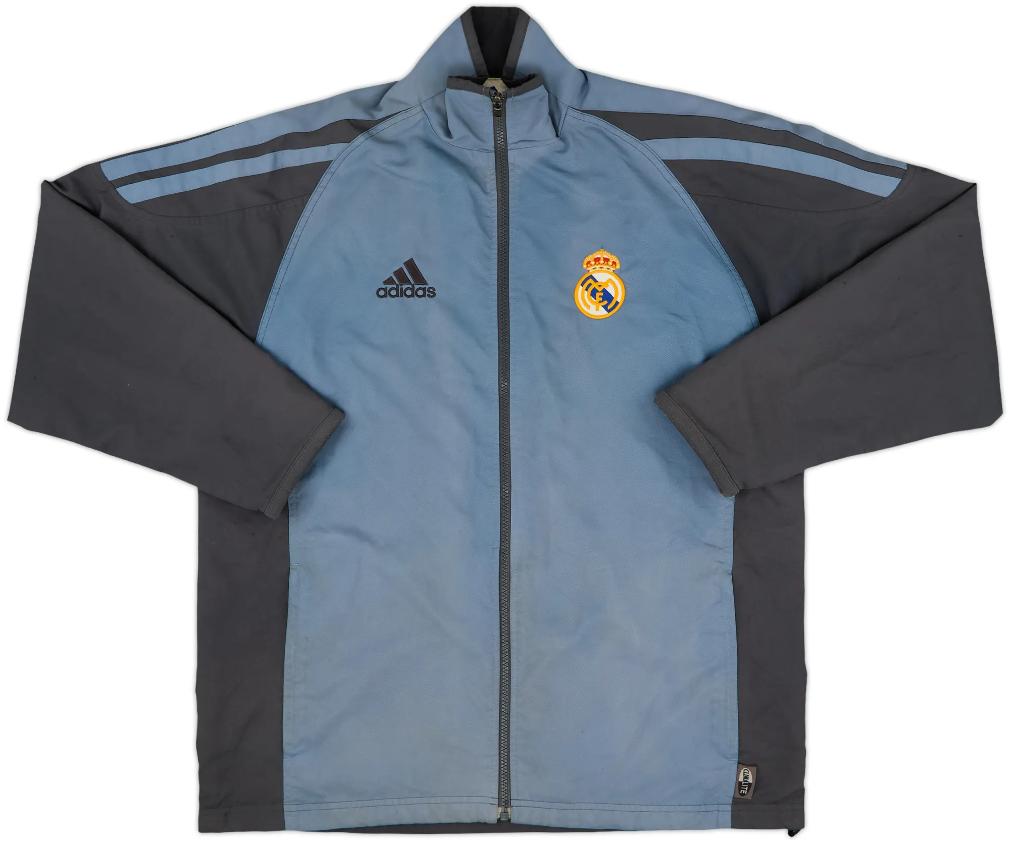 2001-02 Real Madrid adidas Track Jacket - 8/10 - (XL.Boys)