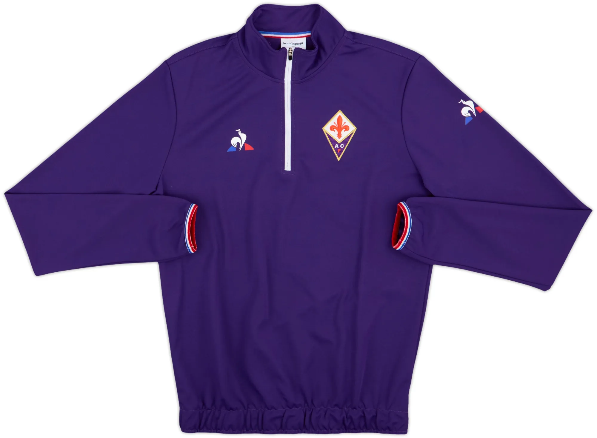 2017-18 Fiorentina Le Coq Sportif 1/4 Zip Drill Top - 10/10 - (S)