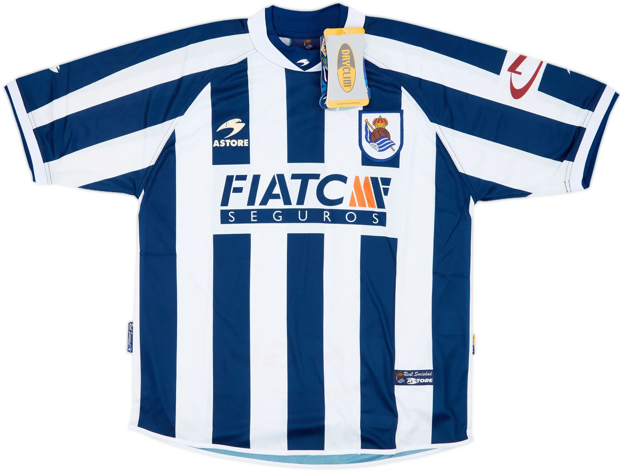 Astore Real Sociedad Mens SS Home Shirt 2003/04