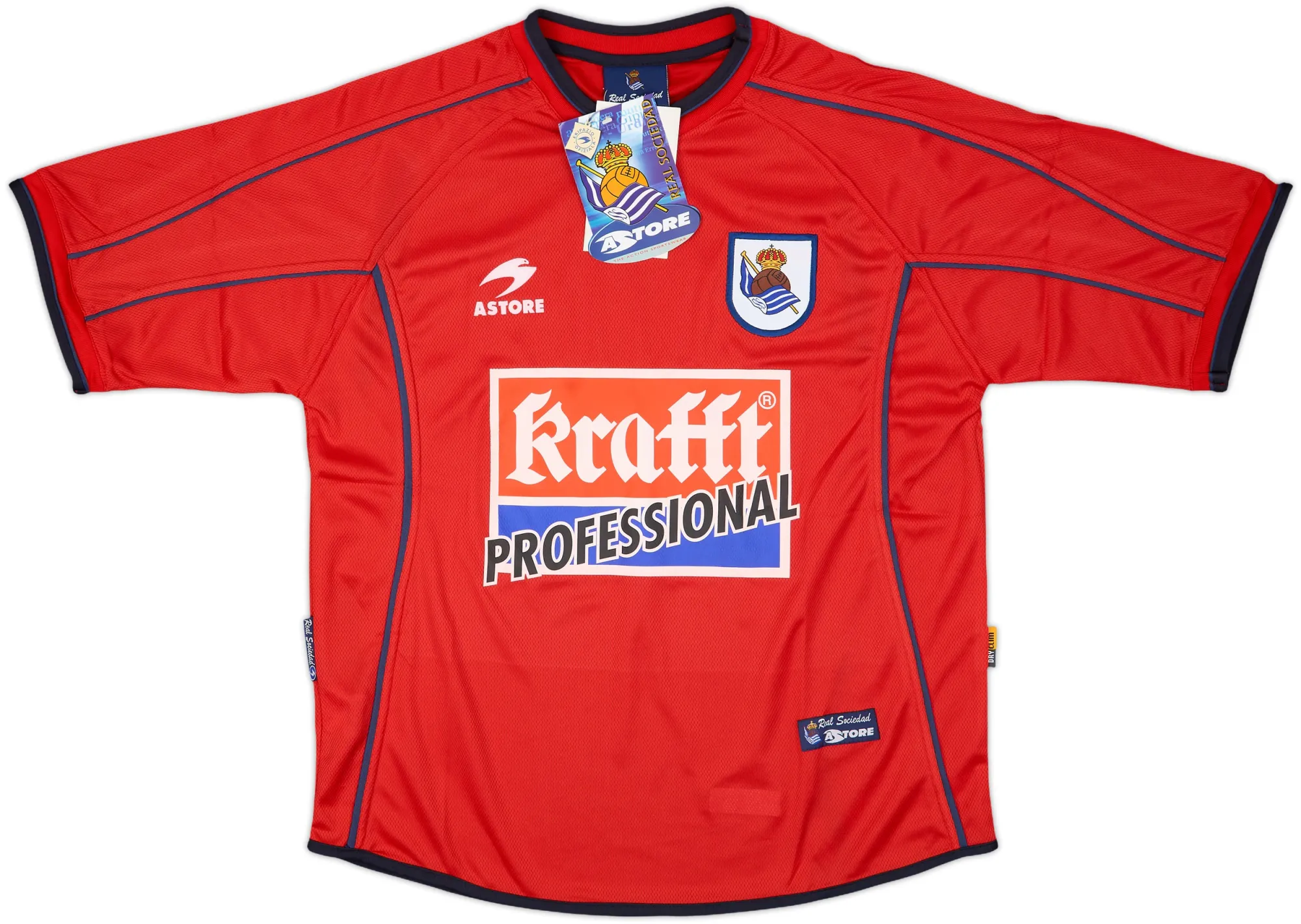 Astore Real Sociedad Mens SS Away Shirt 2002/03