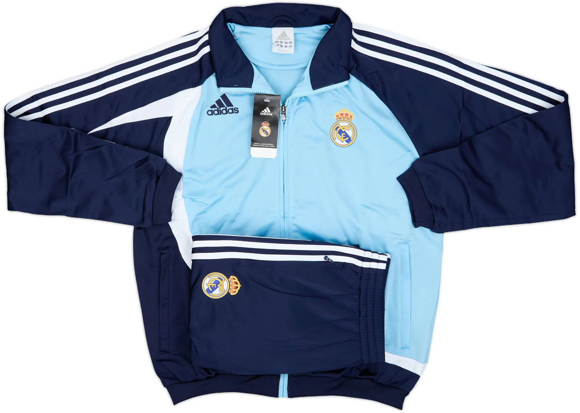 2007-08 Real Madrid adidas Full Tracksuit (M/L)