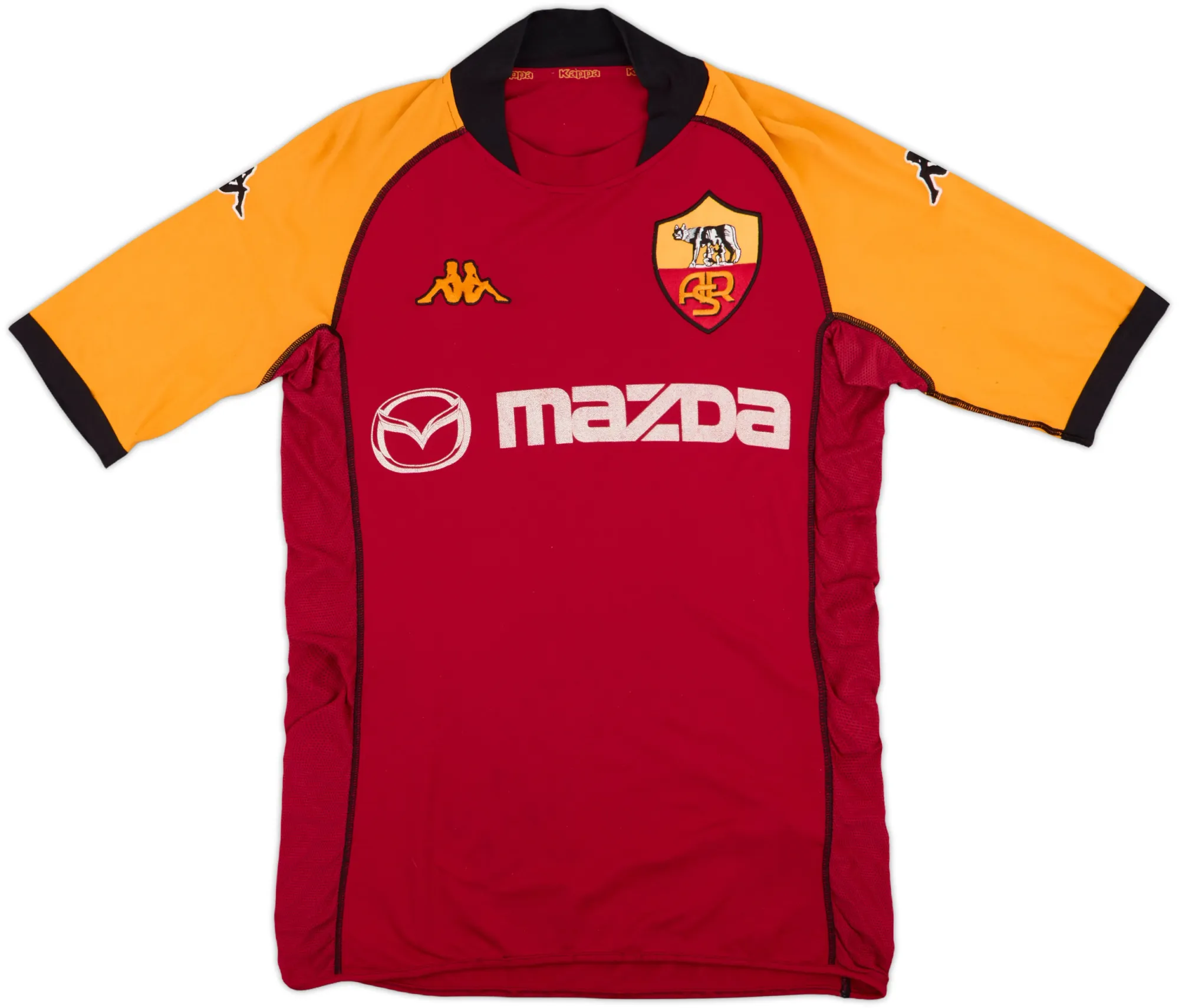 Kappa Roma Mens SS Home European Shirt 2002/03