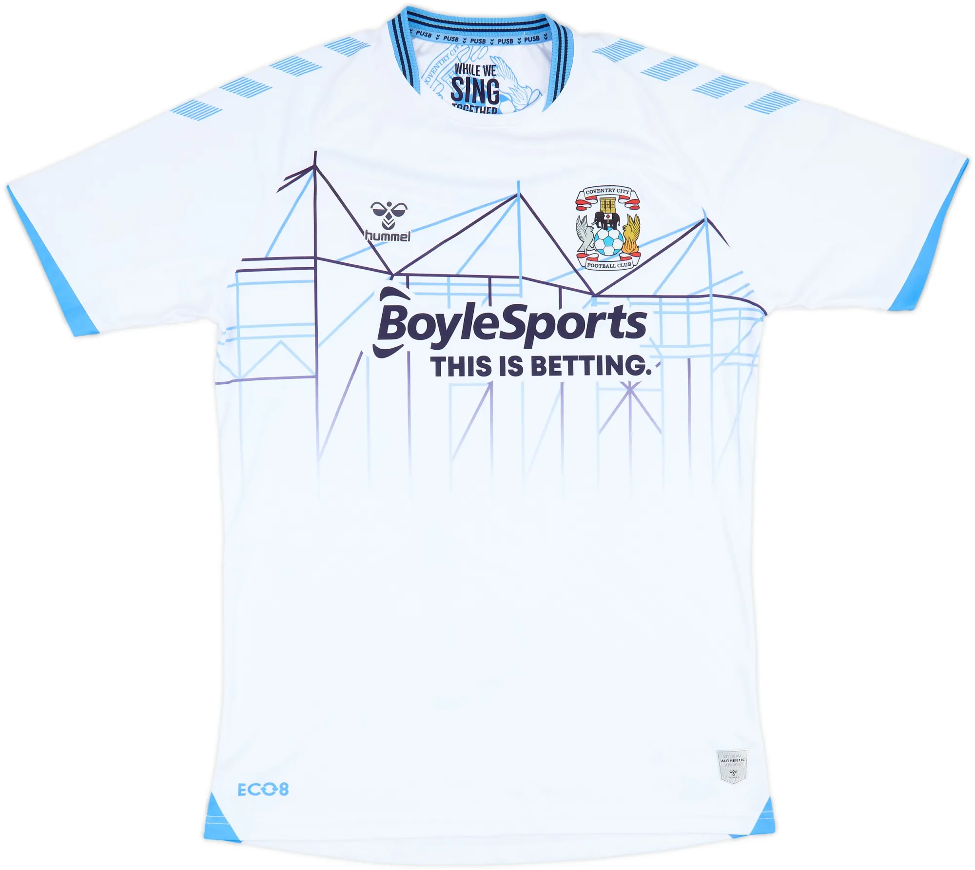 Hummel Coventry City Mens SS Home Shirt 2021/22