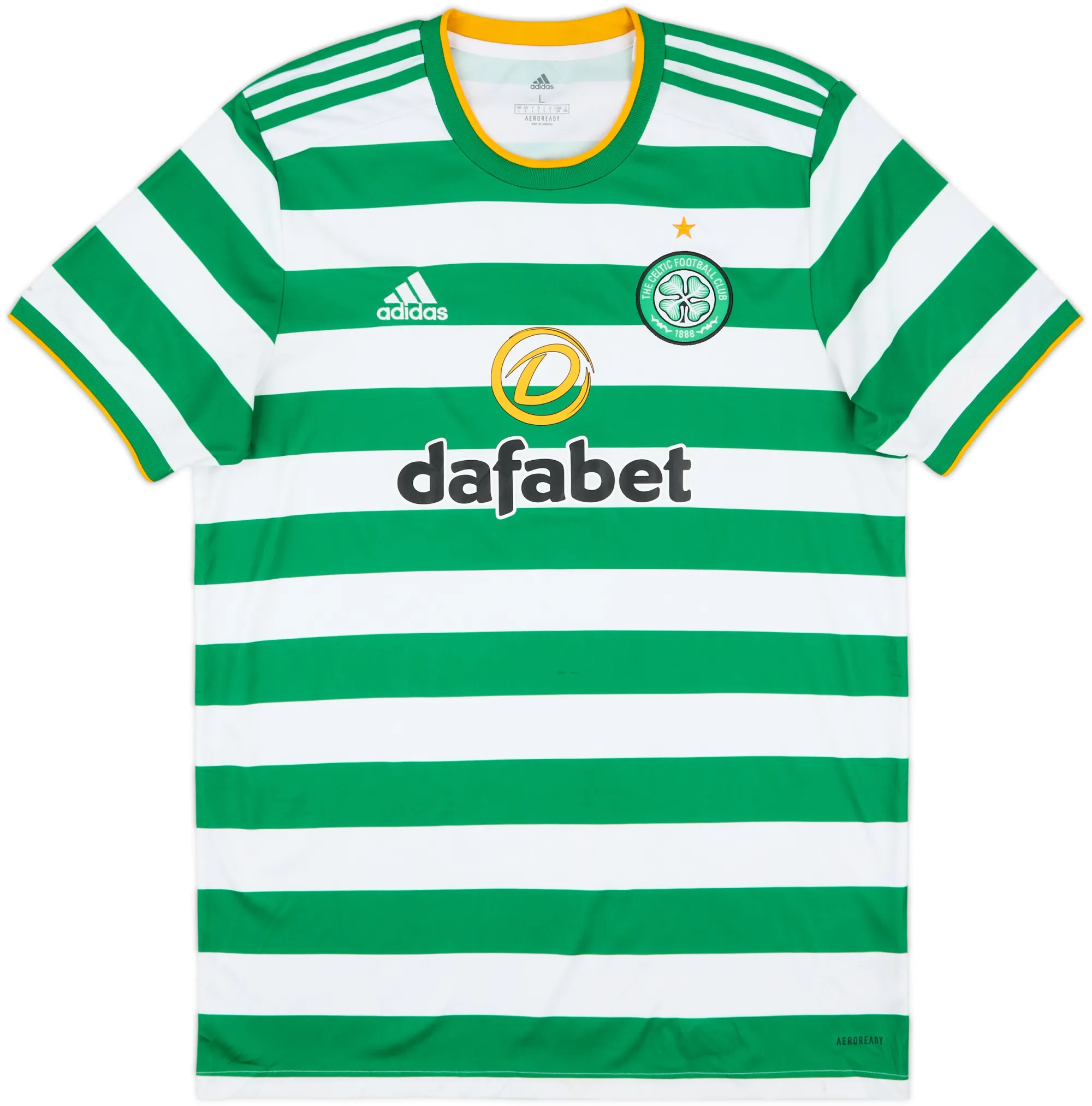 adidas Celtic Mens SS Home Shirt 2020/21