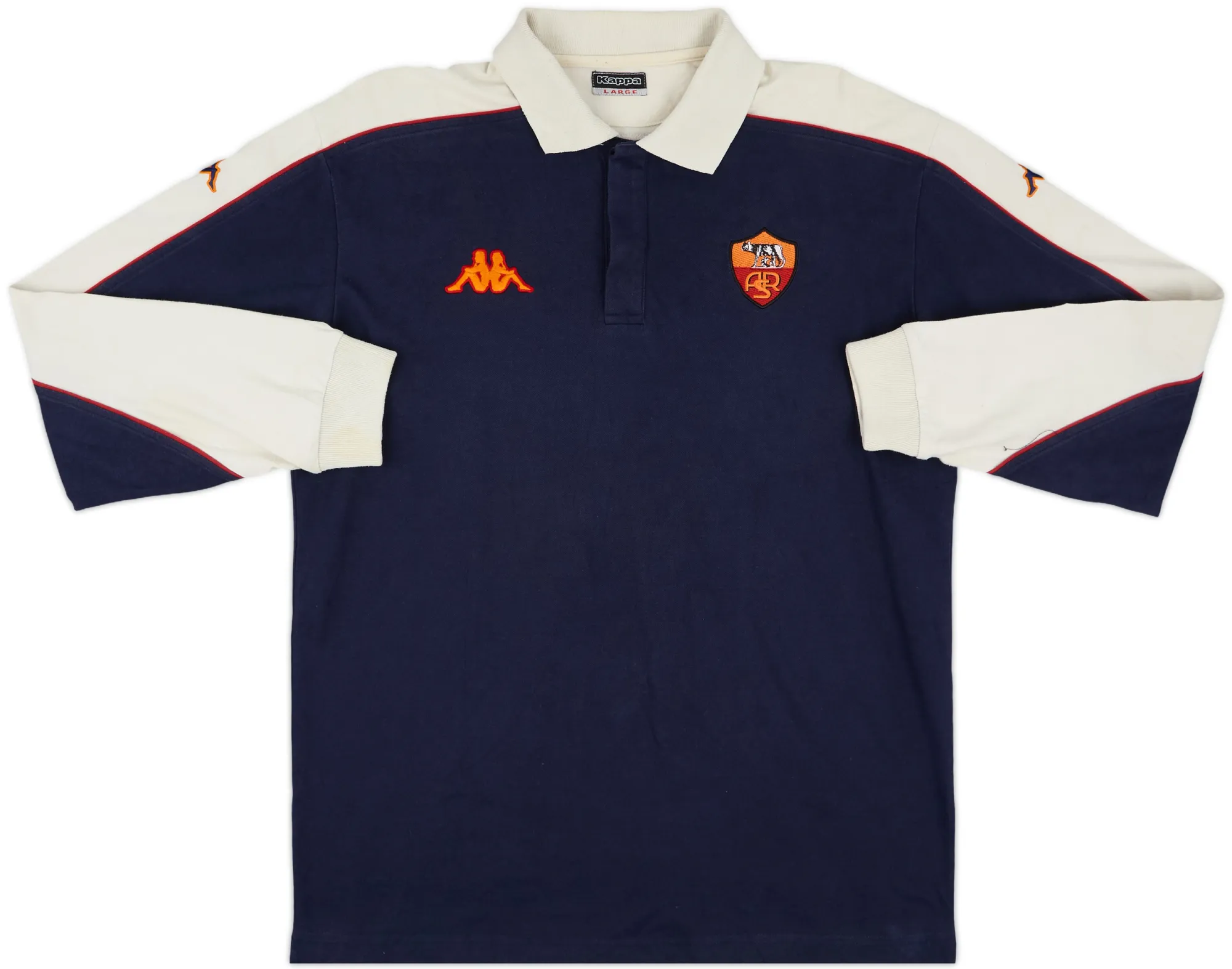 Kappa Roma Mens LS Home Shirt 2002/03