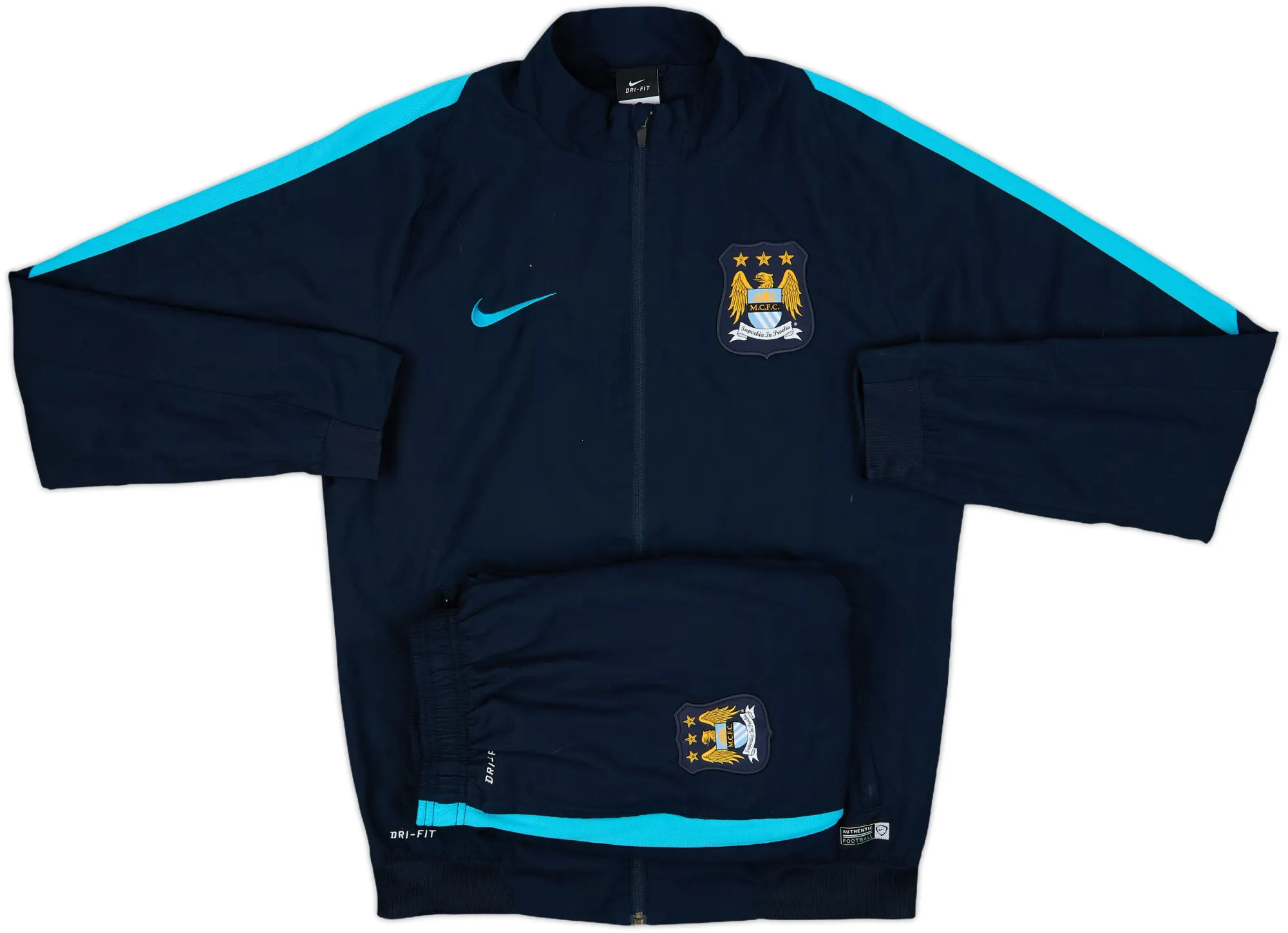2015-16 Manchester City Nike Tracksuit - 9/10 - (M)