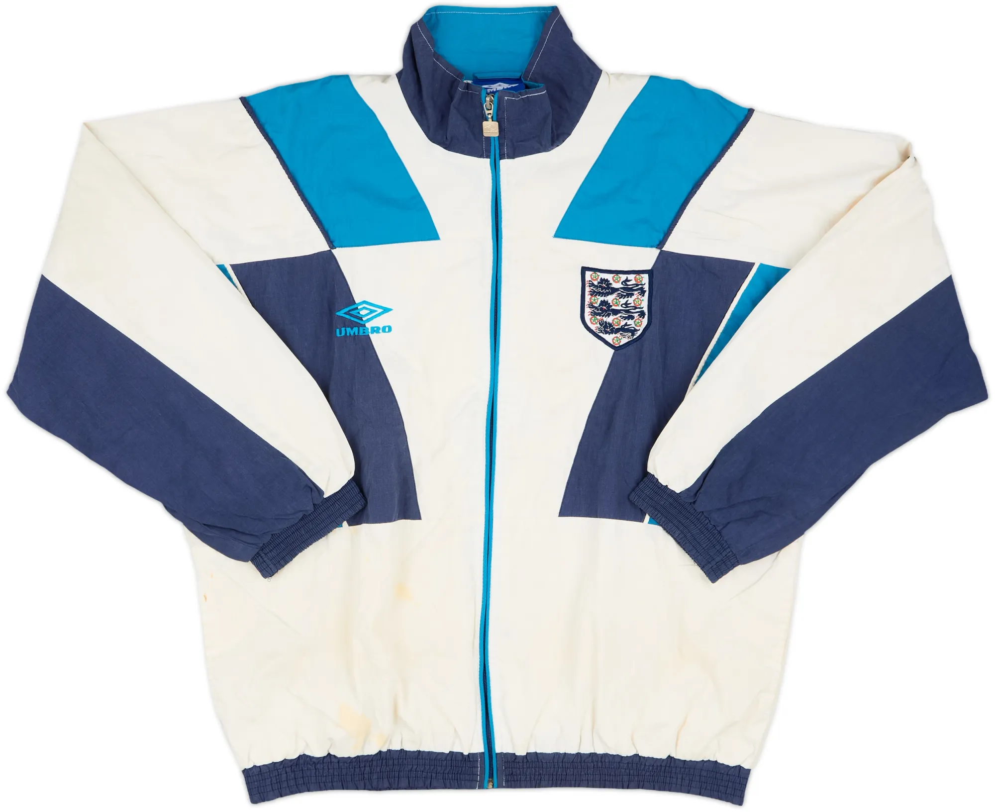 1995-97 England Umbro Track Jacket - 7/10 - (L)