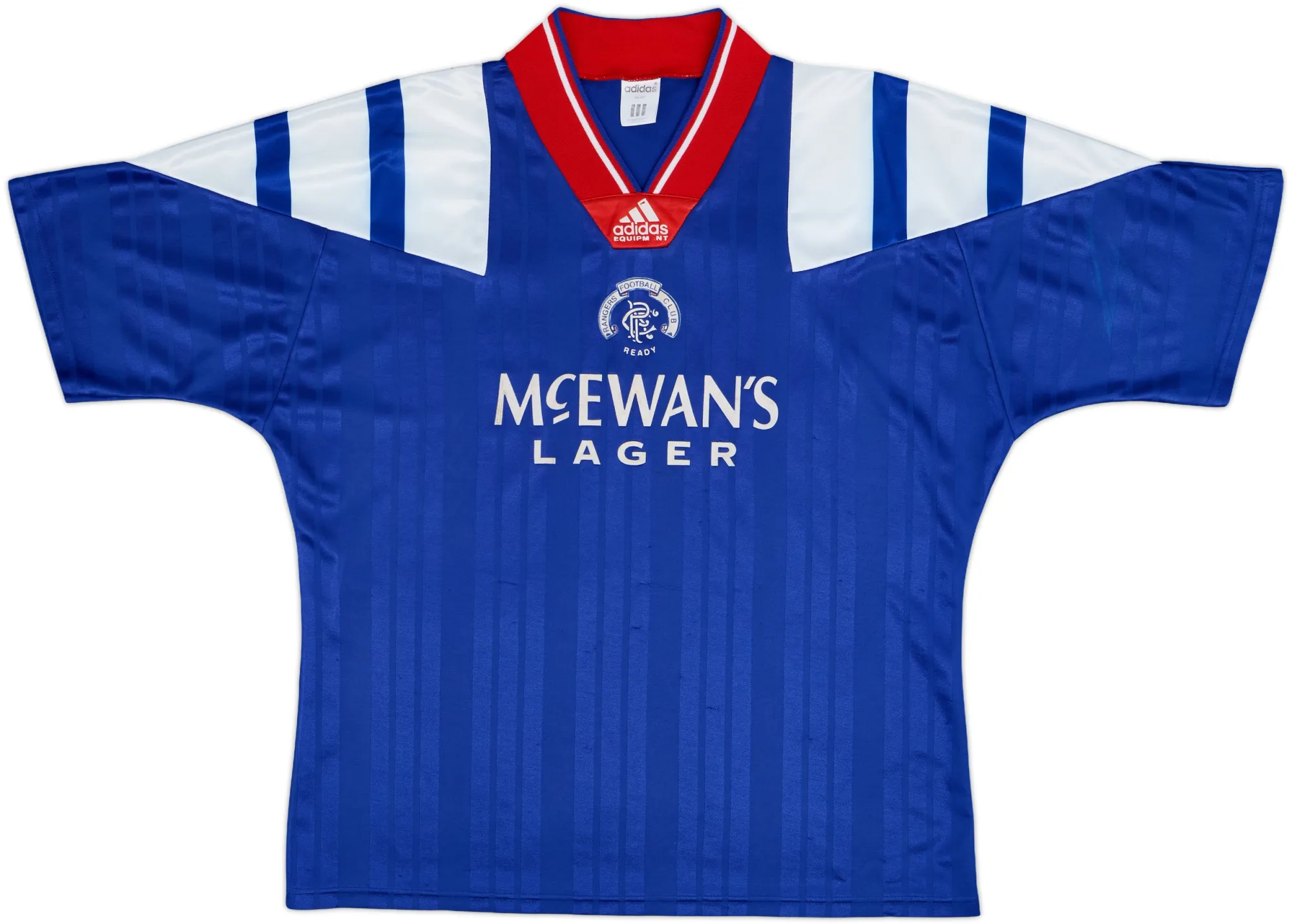 adidas Rangers Mens SS Home Shirt 1992/94