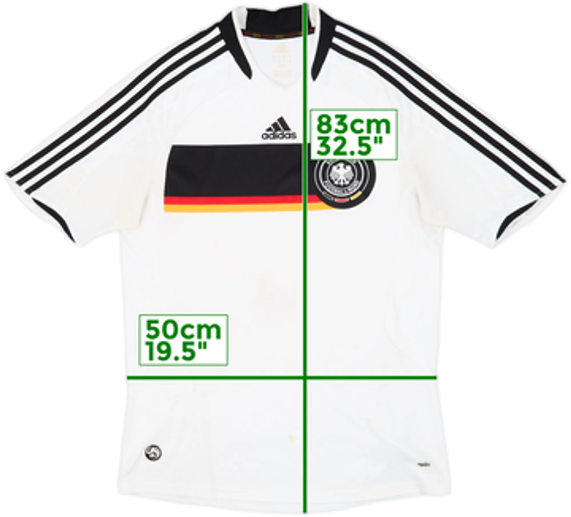 adidas Germany Mens SS Home Shirt 2008