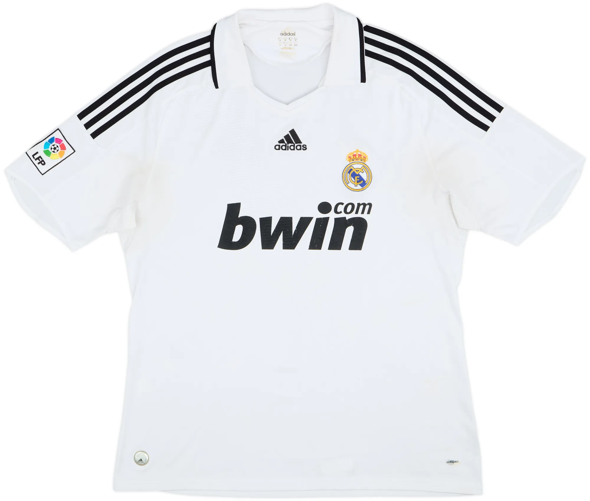 adidas Real Madrid Mens SS Home Shirt 2008/09