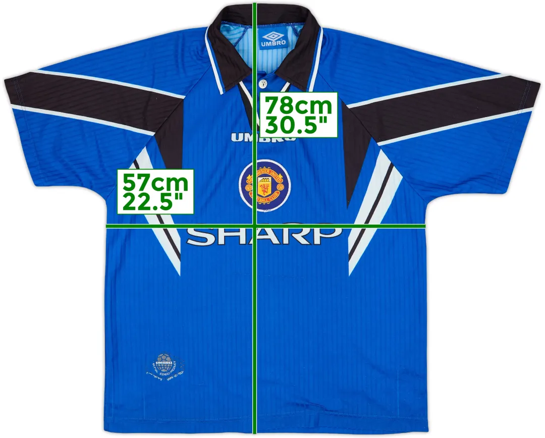 Umbro Manchester United Mens SS Third Shirt 1996/98