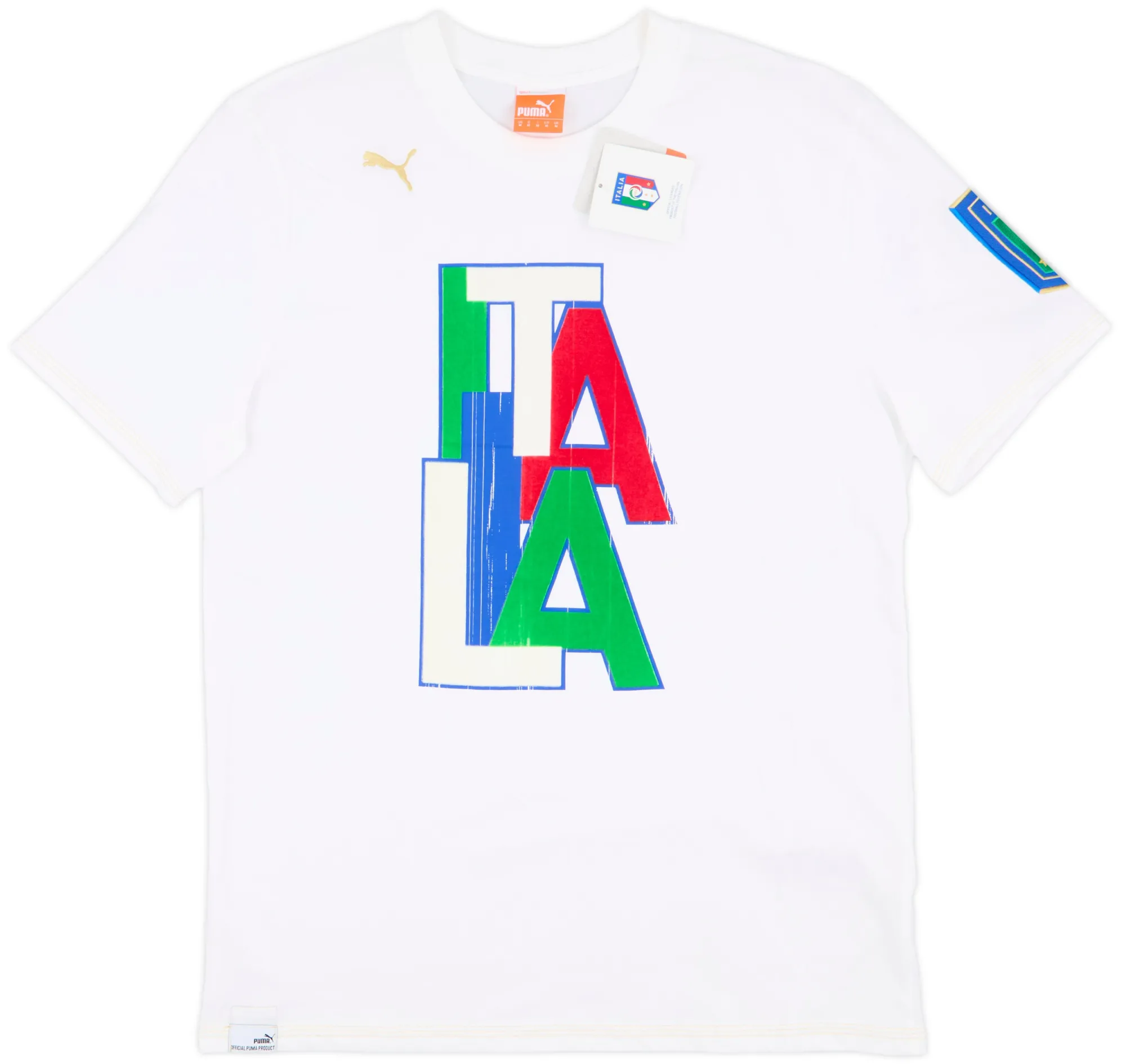 Puma Italy Mens SS Home Shirt 2014