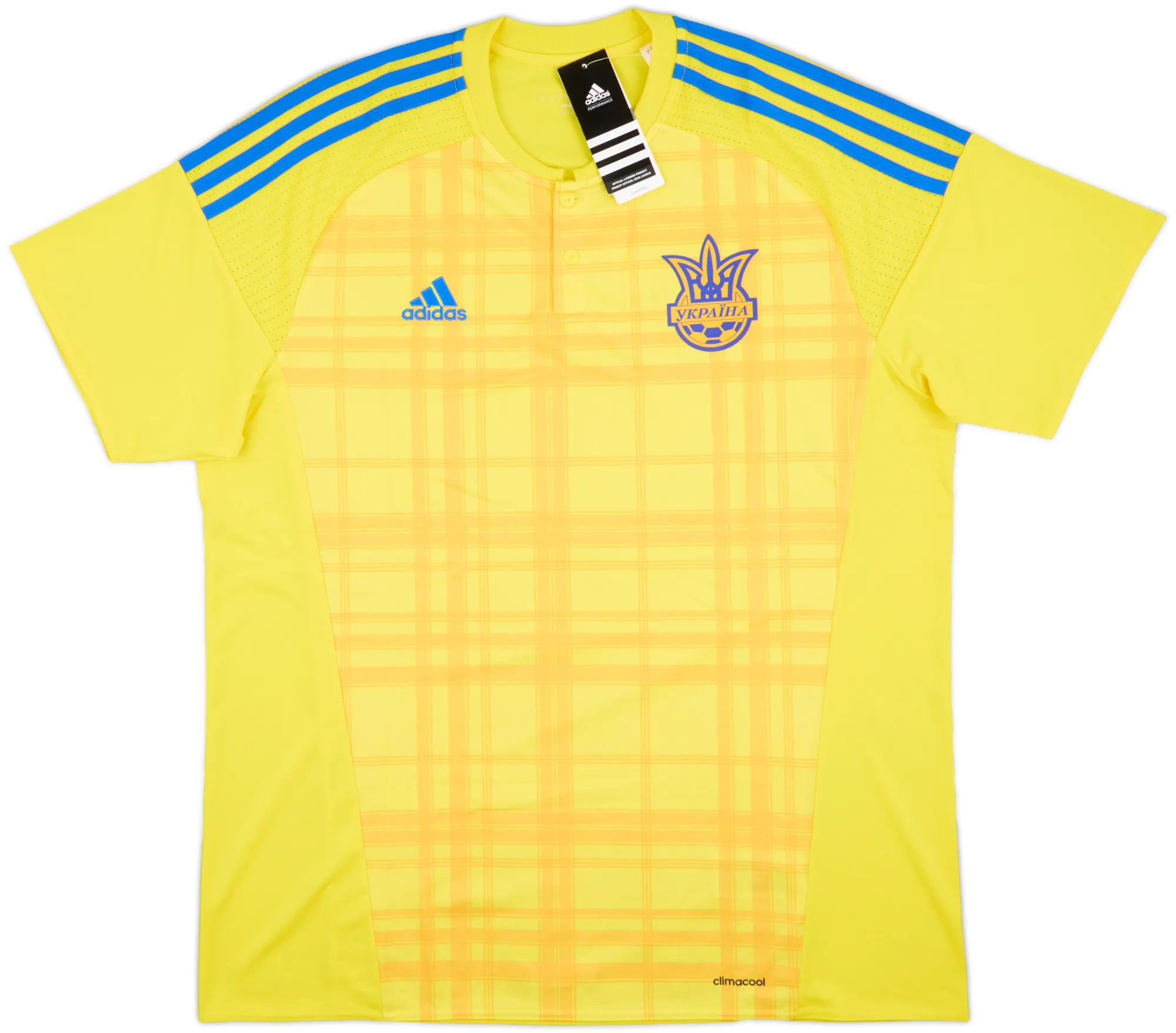 adidas Ukraine Mens SS Home Shirt 2016