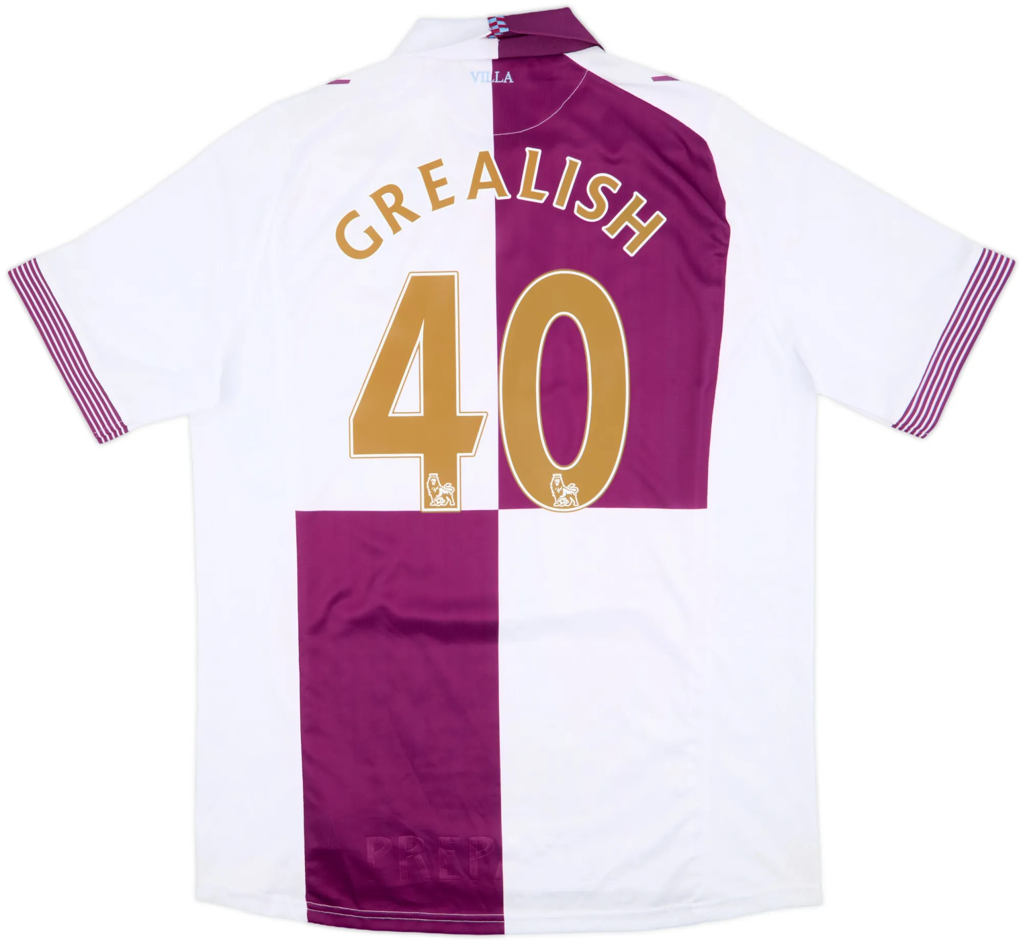 Macron Aston Villa Mens SS Away Shirt 2013/14