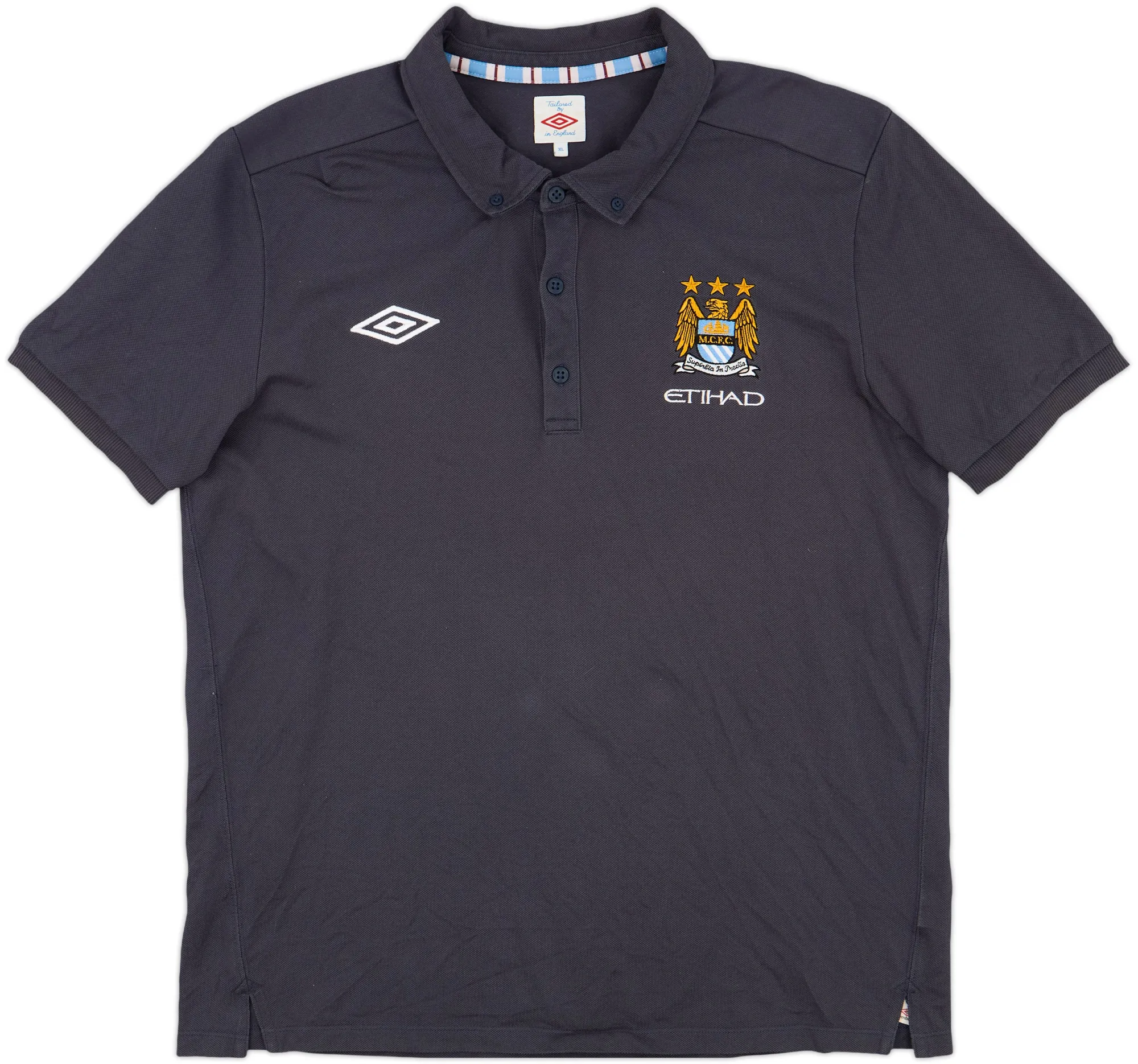 Umbro Manchester City Mens SS Home Shirt 2010/11