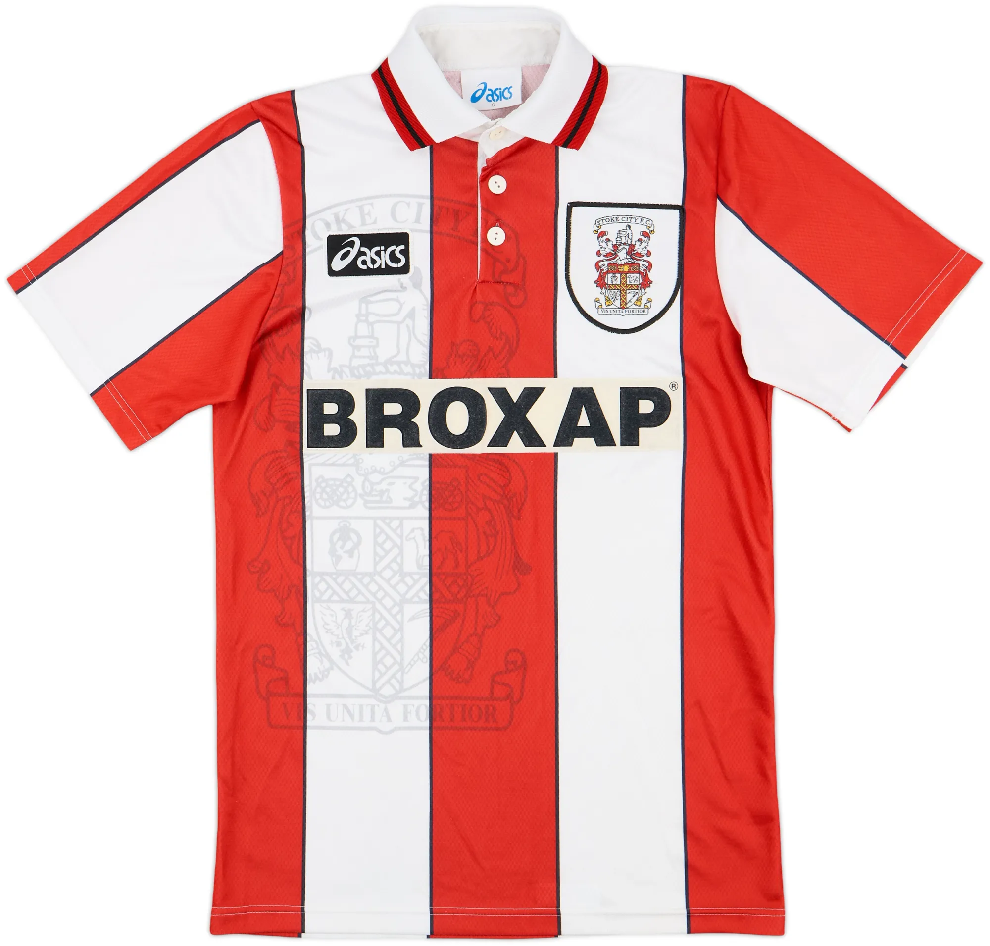Asics Stoke City Mens SS Home Shirt 1996/97