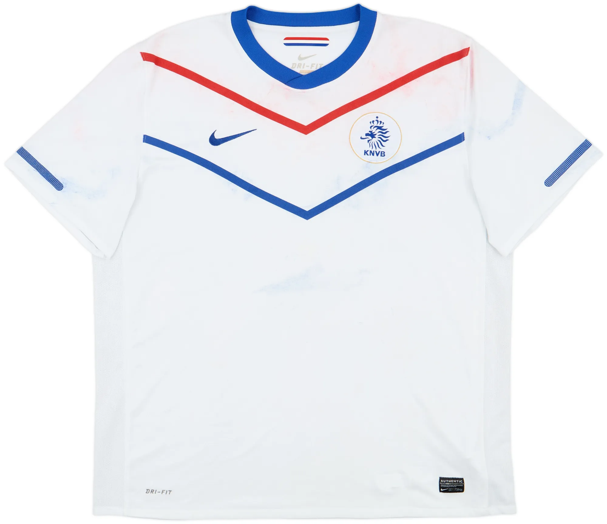 Nike Netherlands Mens SS Away Shirt 2010