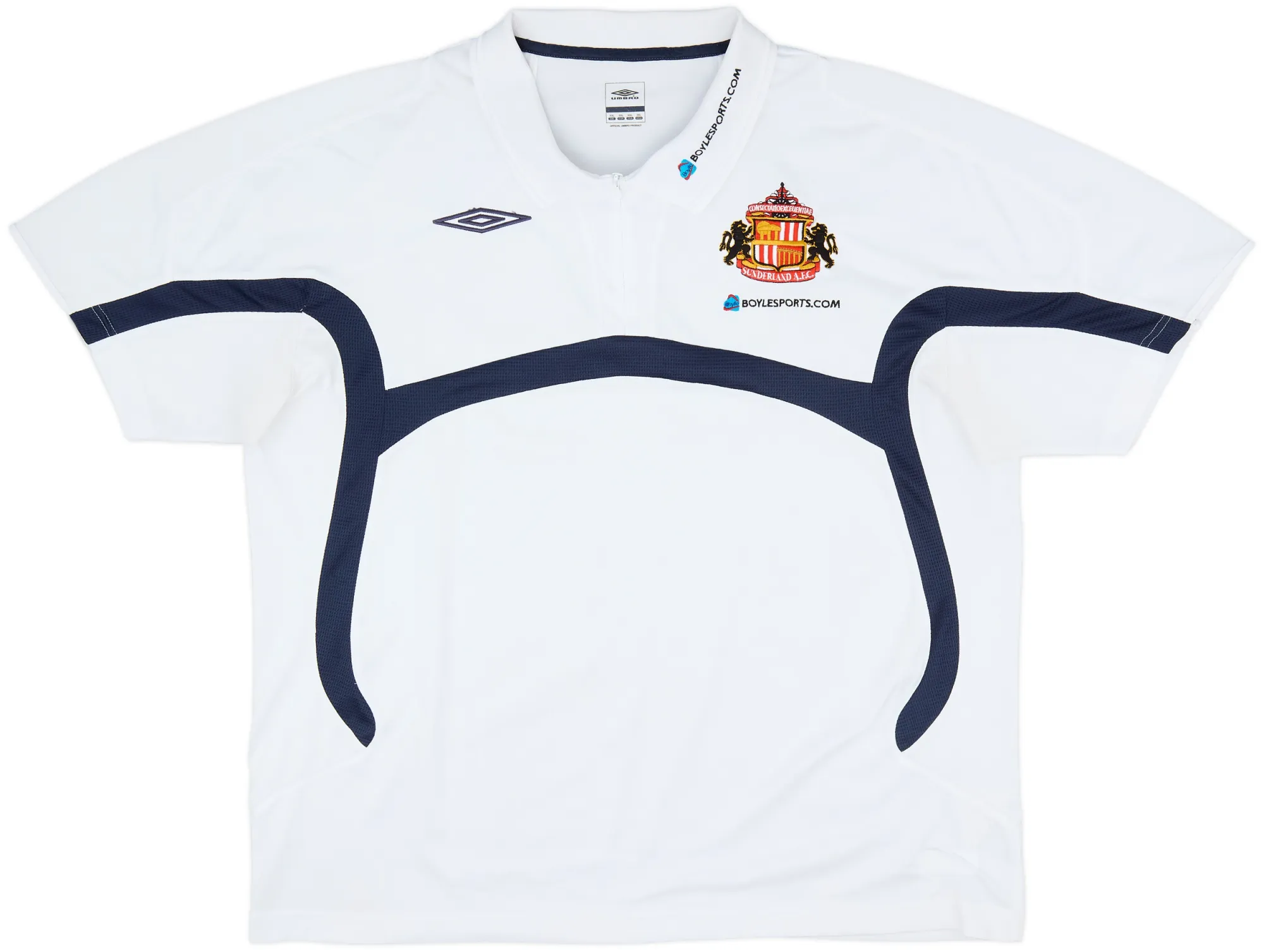 Umbro Sunderland Mens SS Home Shirt 2007/08