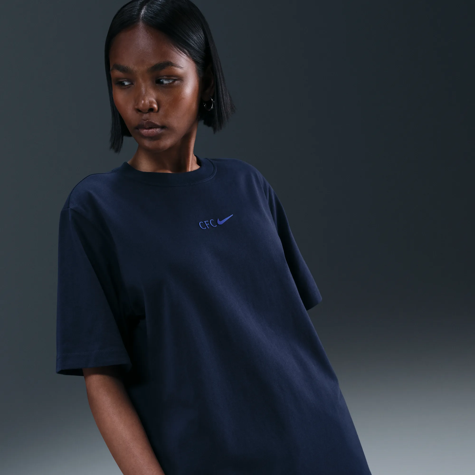Chelsea Women's Nike Football T-Shirt - Blue - Cotton
