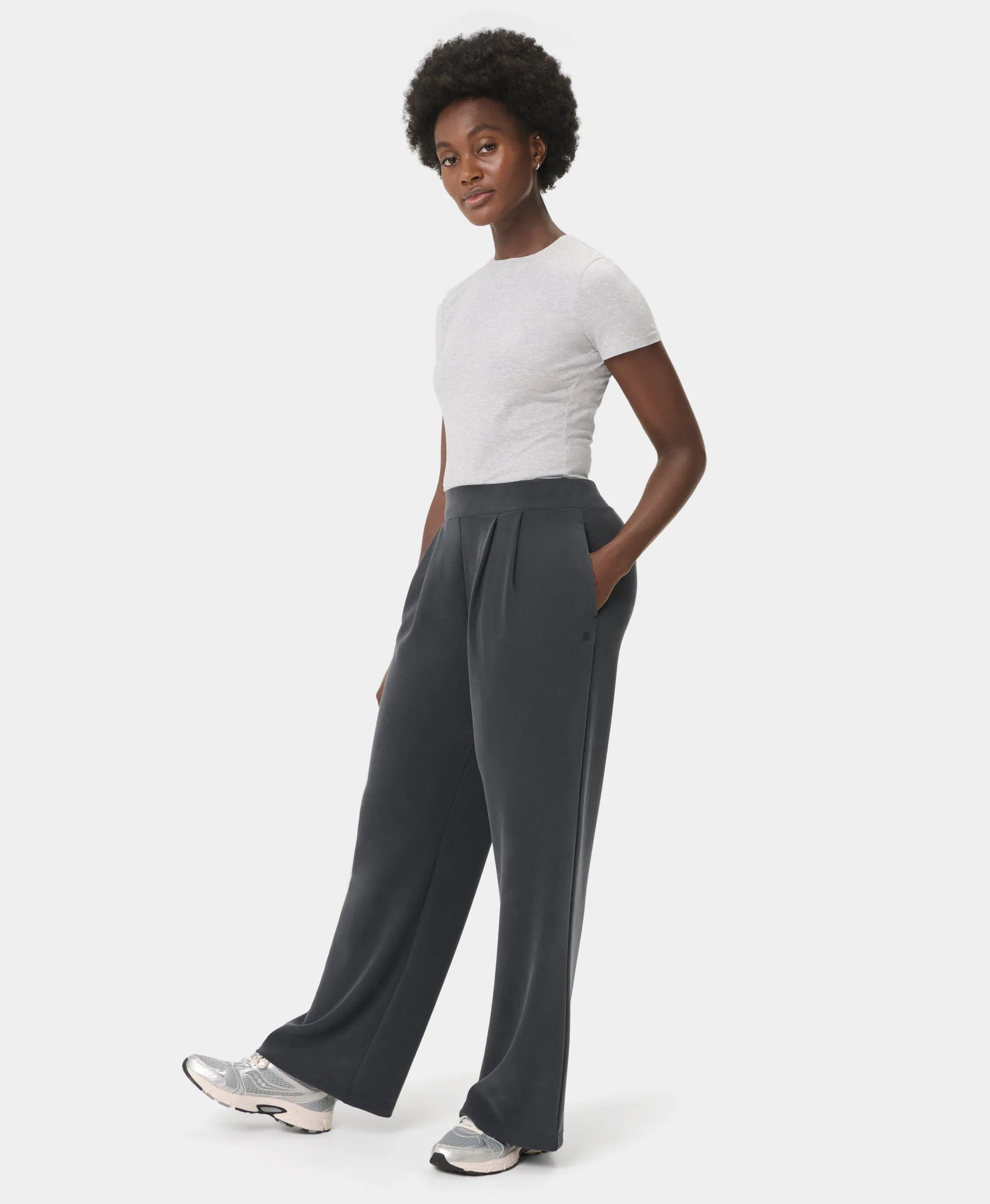 Sand Wash Wide Leg Trouser