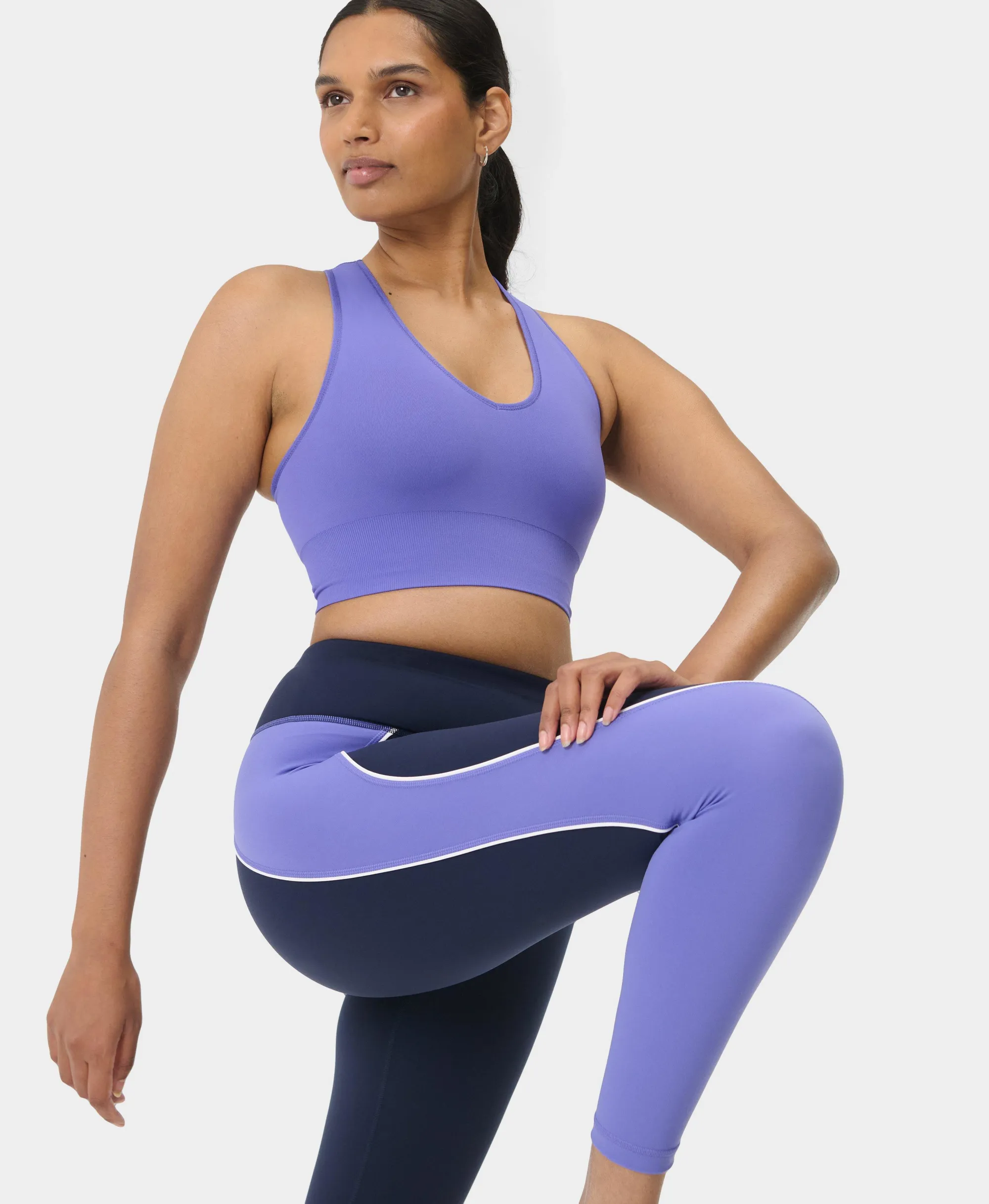 Power 7/8 Colourblock Gym Leggings