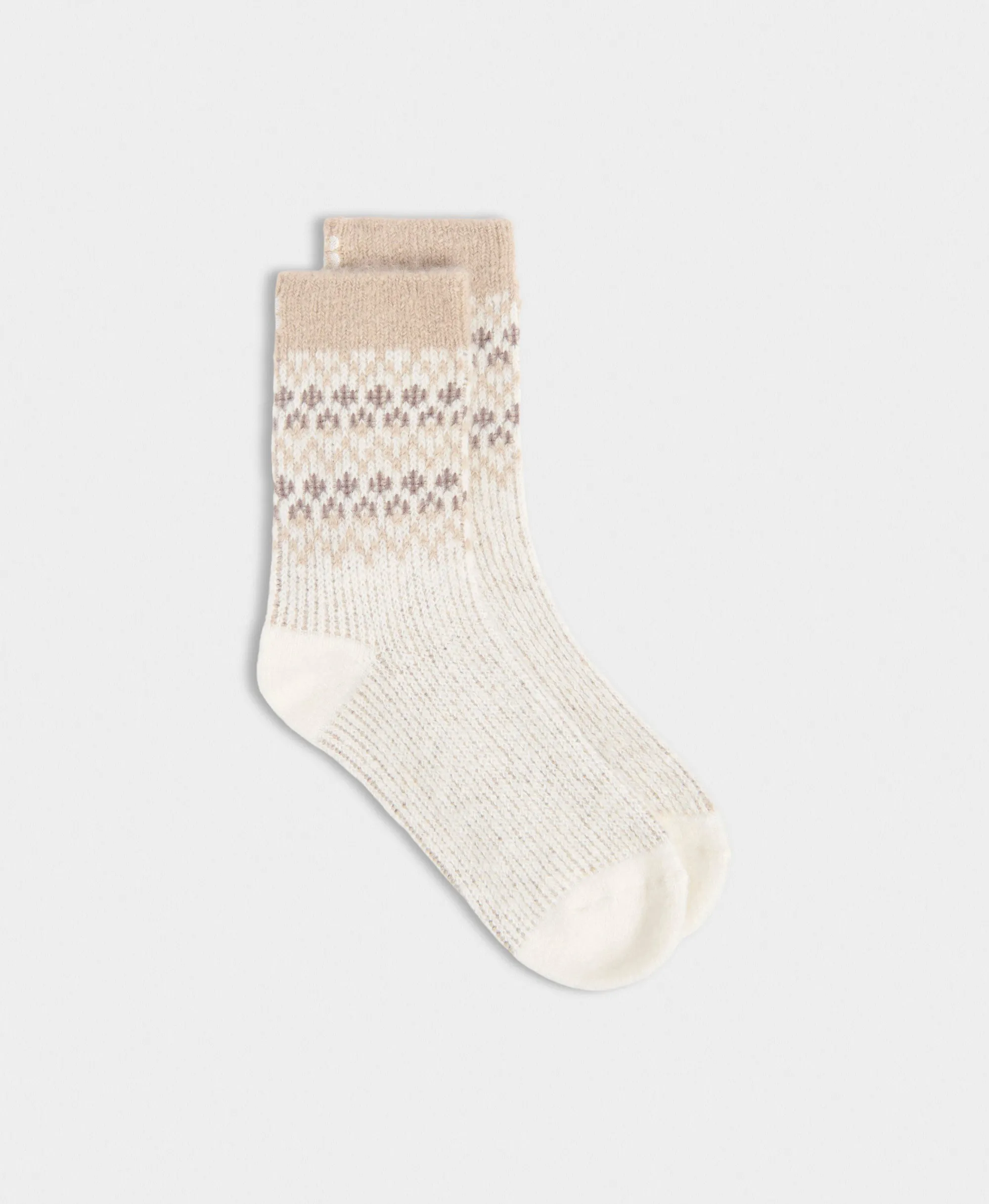 Cosy Highland Fairisle Socks
