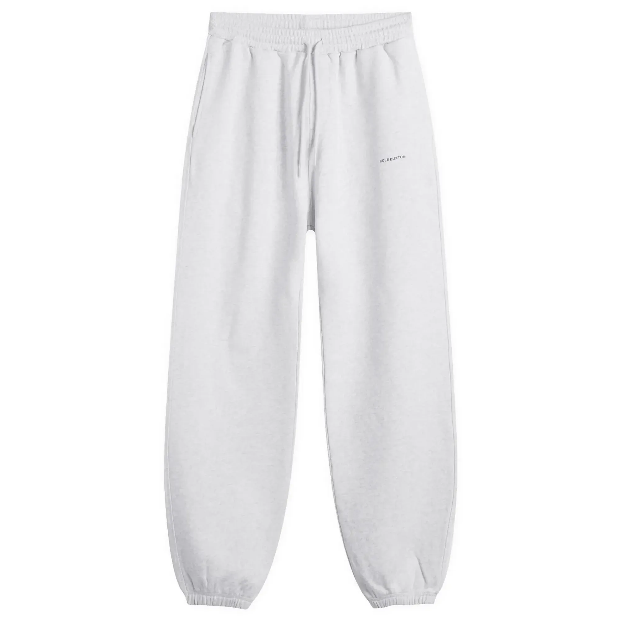 Cole Buxton Men's Mini Logo Sweatpants Light Grey Marl