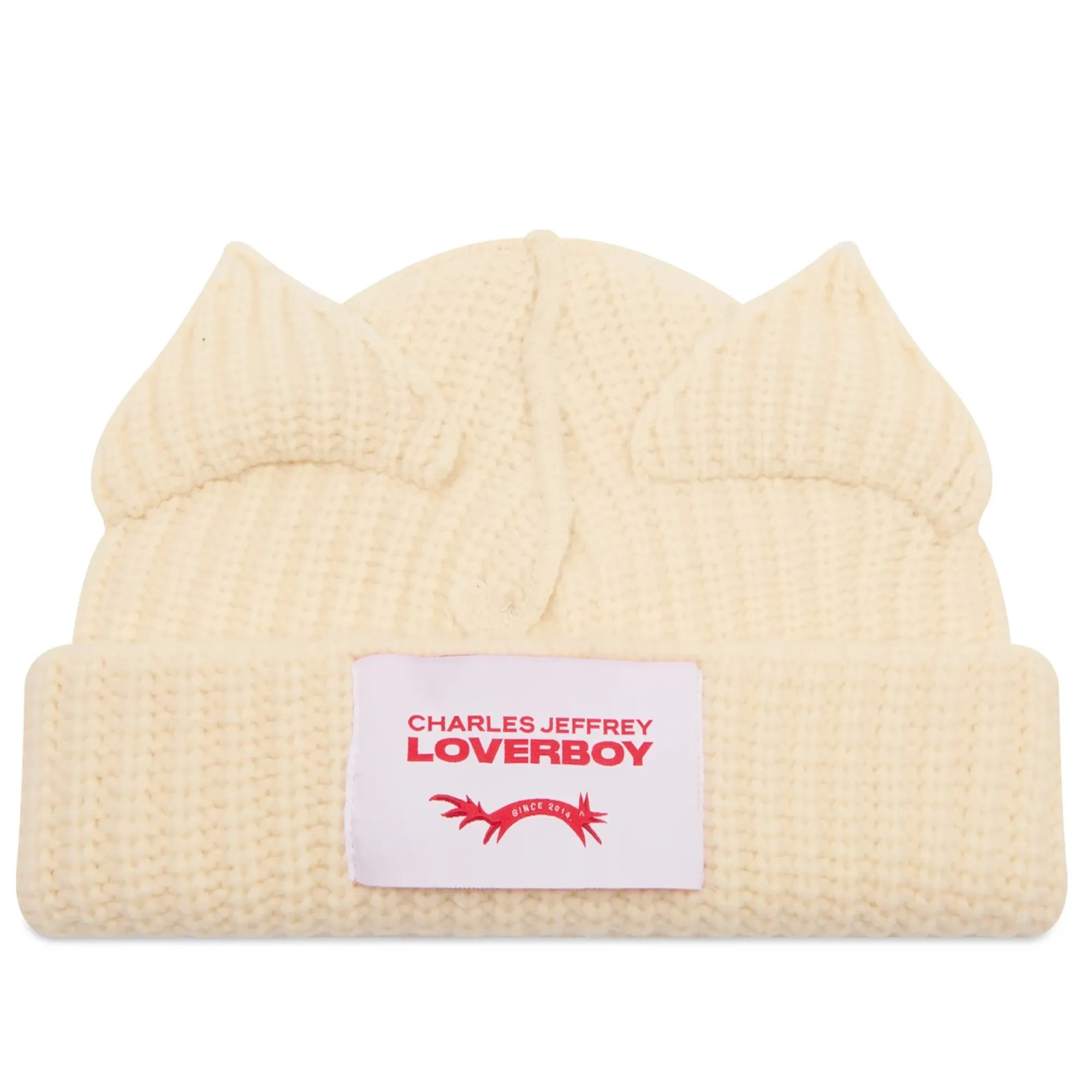 Charles Jeffrey Women's Chunky Ears Beanie Ecru