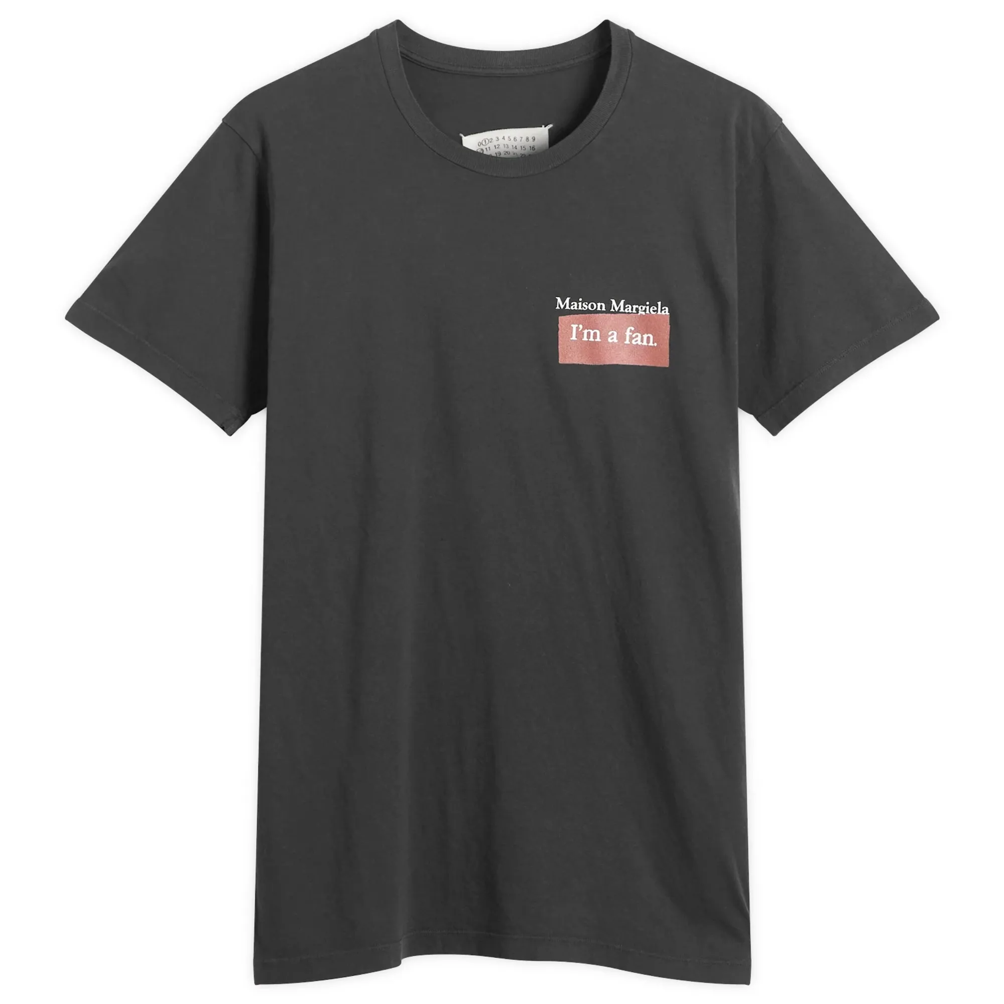 Maison Margiela Women's I'm A Fan T-Shirt Charcoal