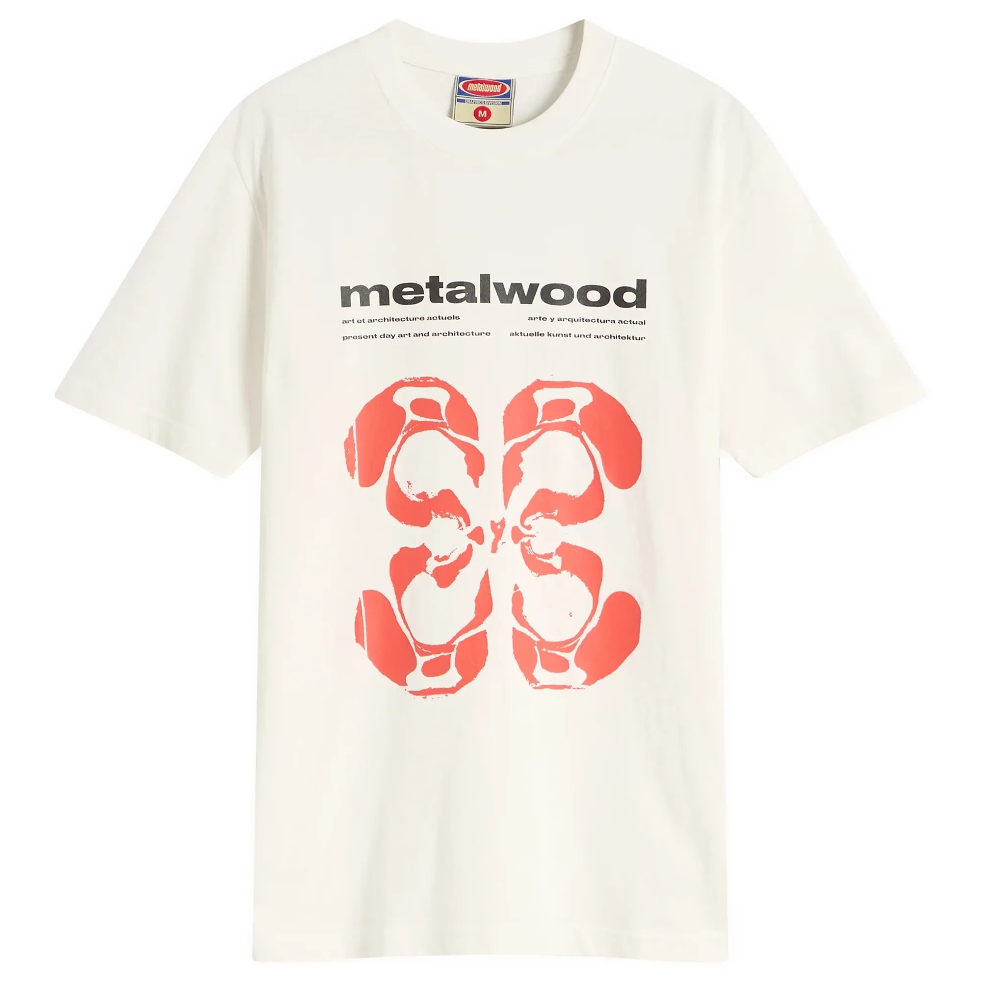 Metalwood Studio Men's Rorschach T-Shirt White