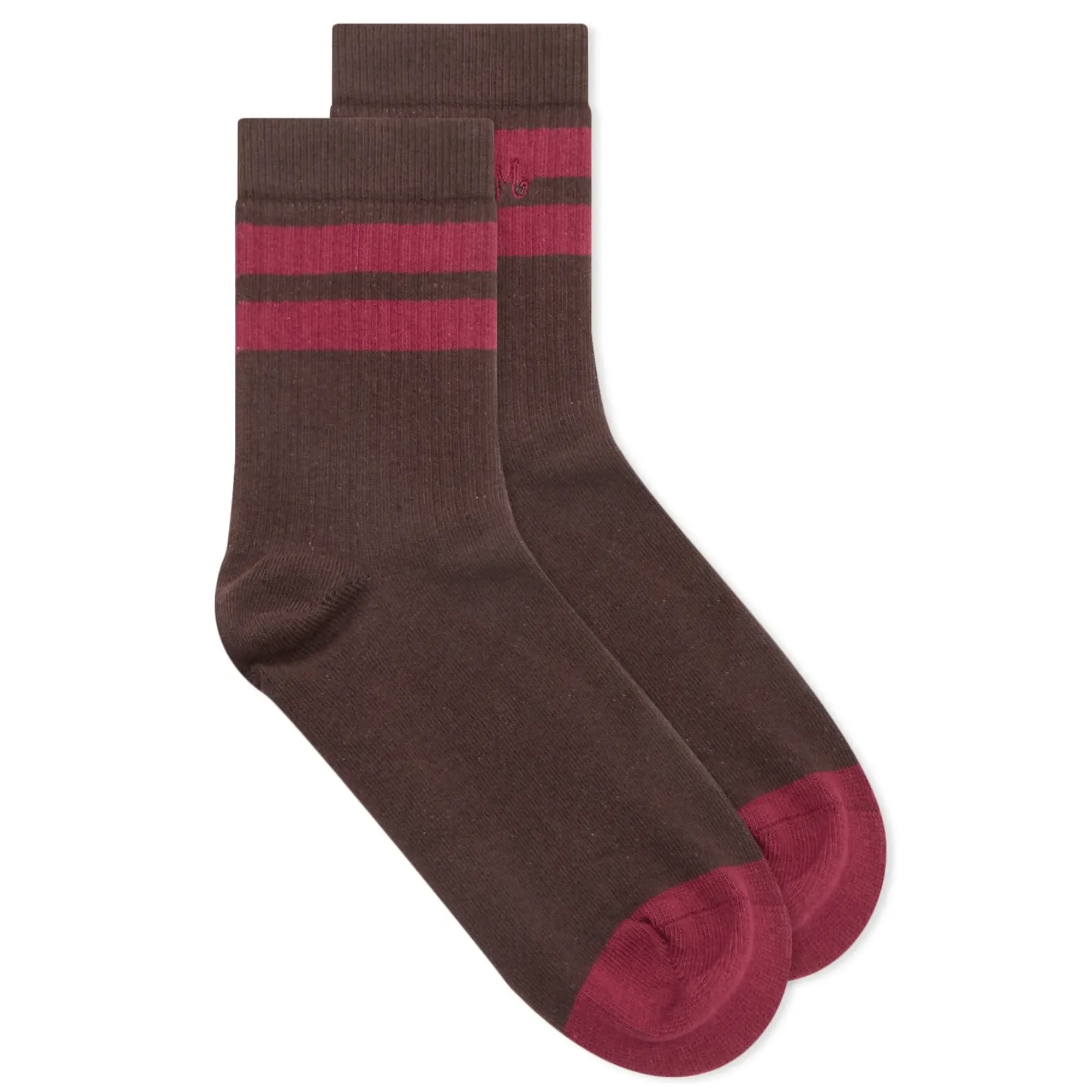 Damson Madder Women's Sporty Calf Socks Choc