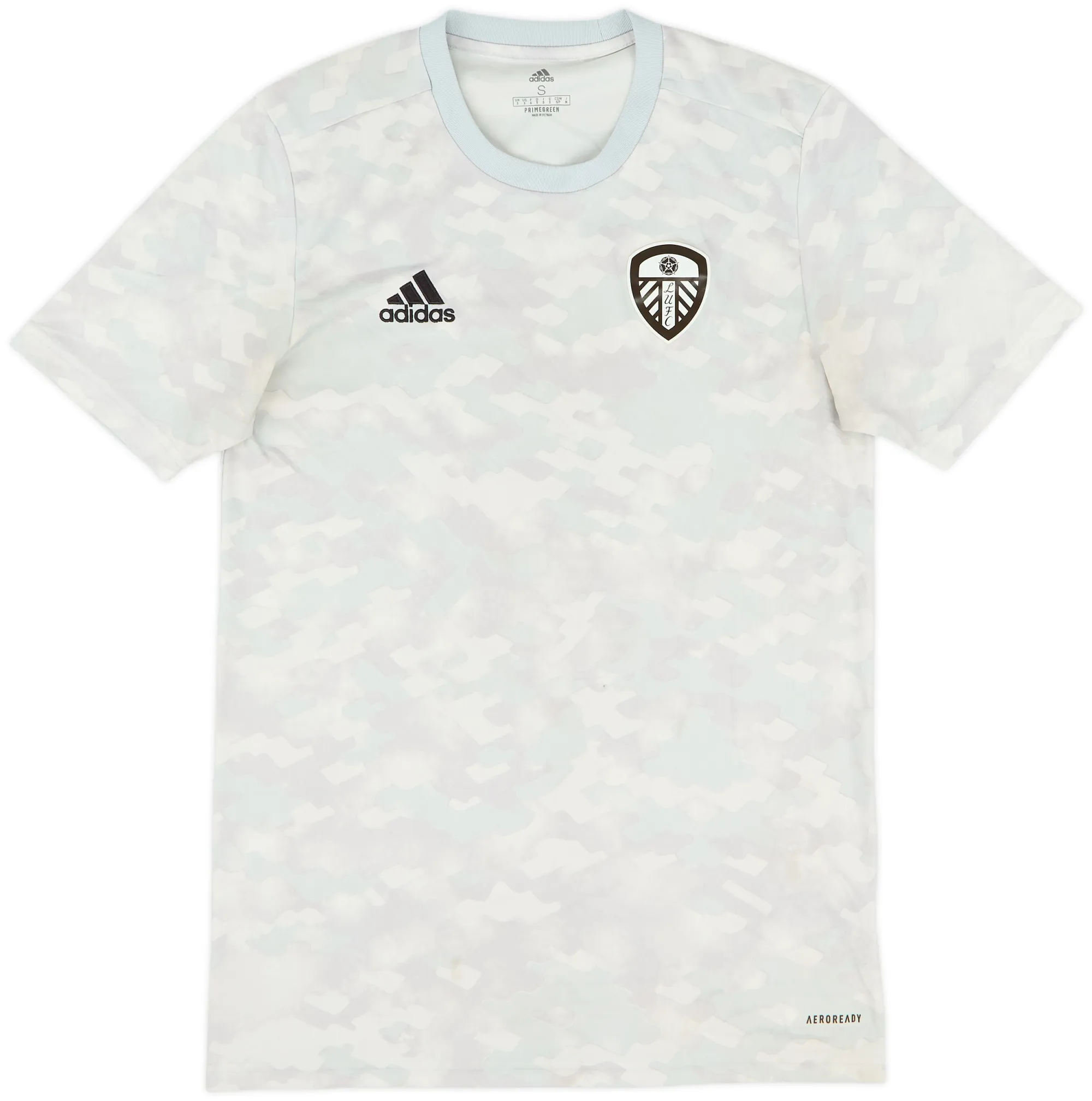 adidas Leeds United Mens SS Home Shirt 2021/22