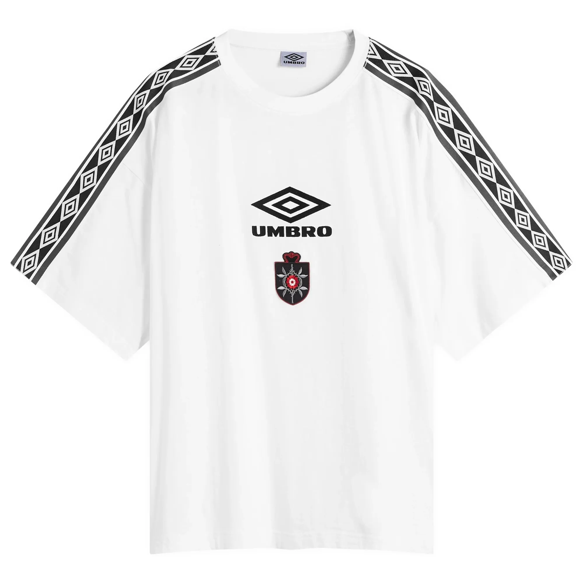 Umbro by Slam Jam Men's Og Tape T Shirt Washed Black