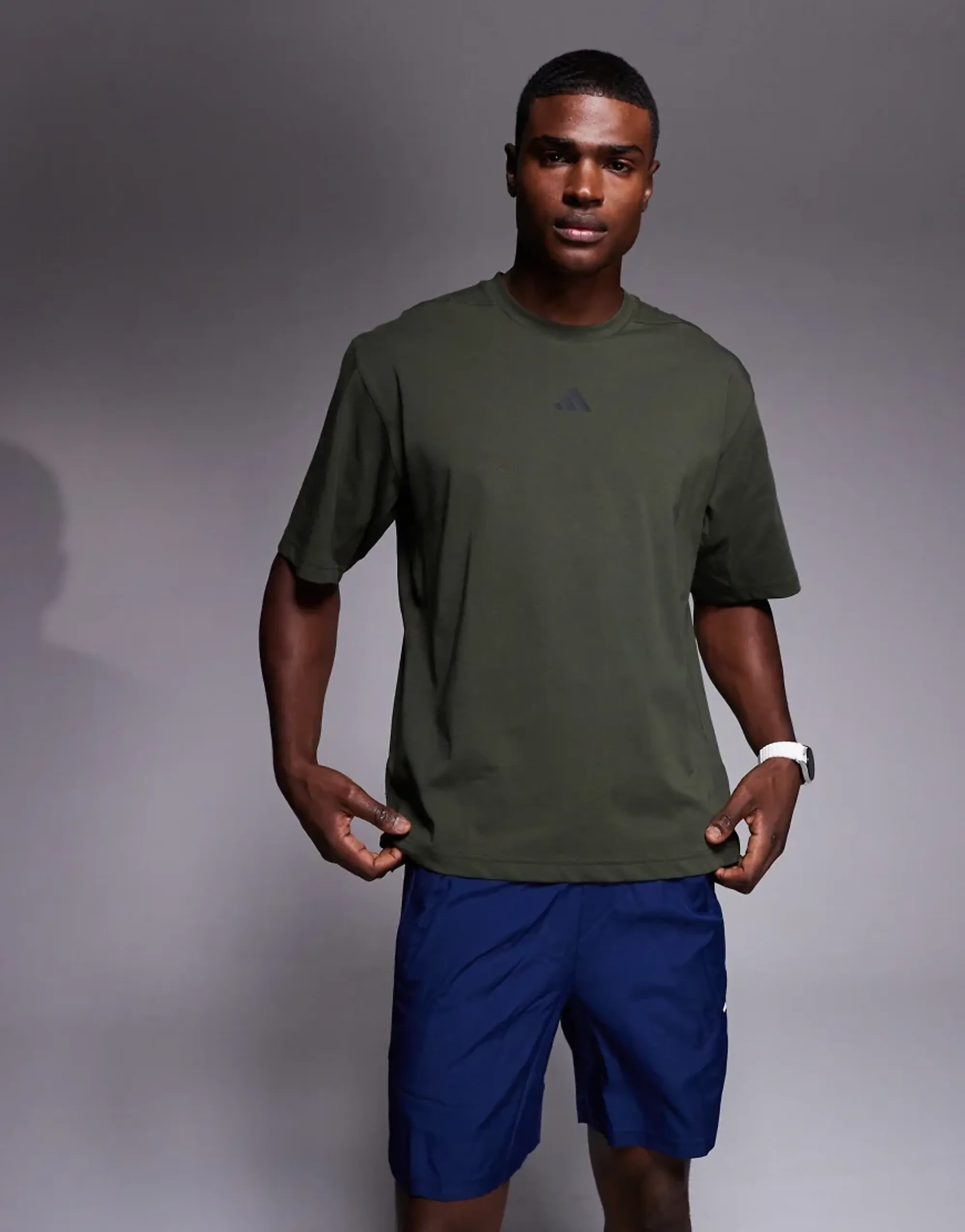 T-Shirt Adidas Power Oversize T-Shirt Night Cargo L