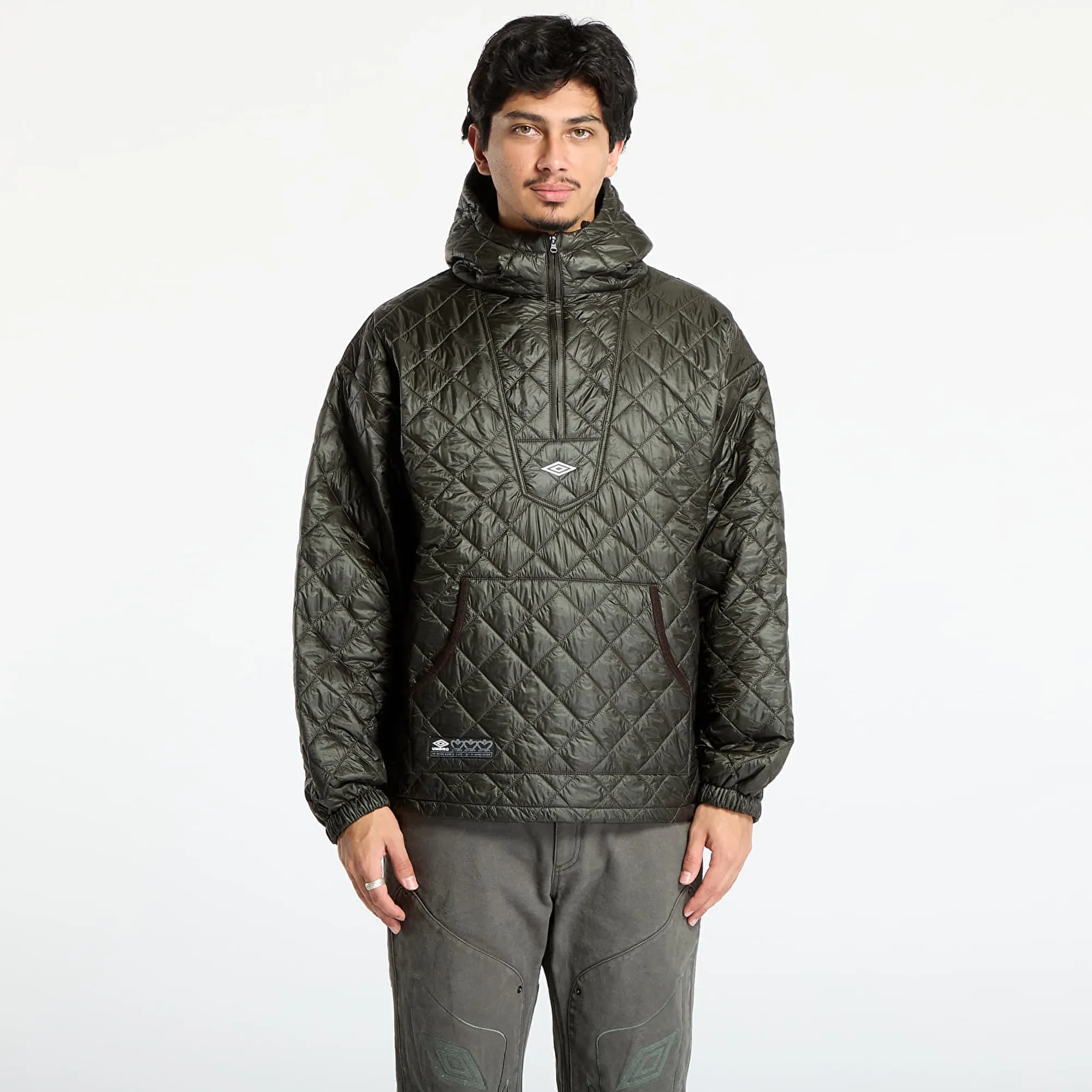 Jacket Umbro Masked Diamond Anorak Dark Olive L