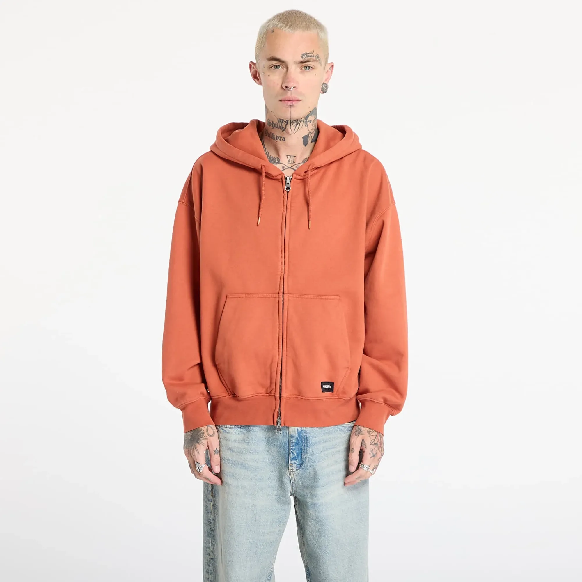 Sweatshirt Vans Lx Zip Hoodie Burnt Orange M