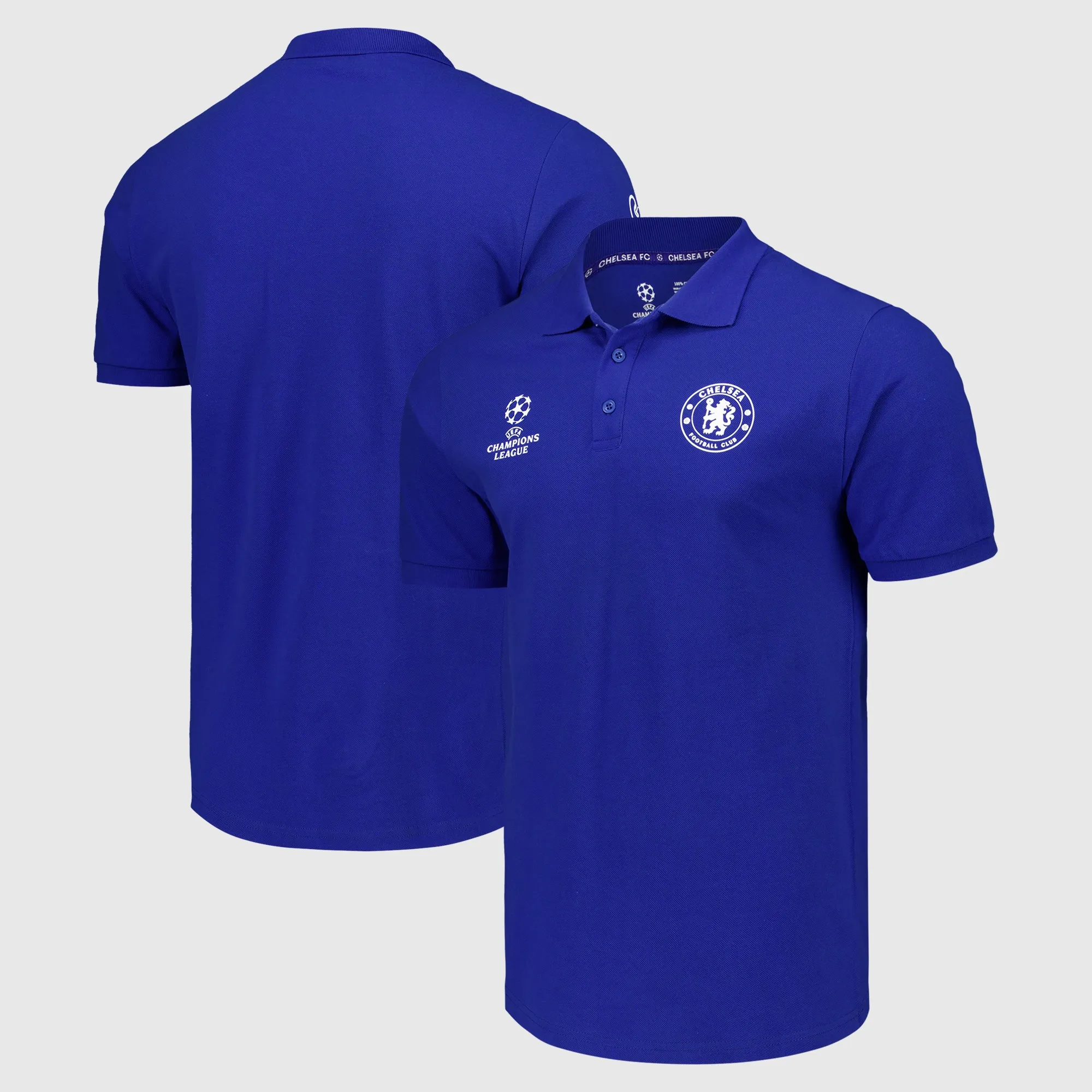 Chelsea UCL Polo Shirt - Blue