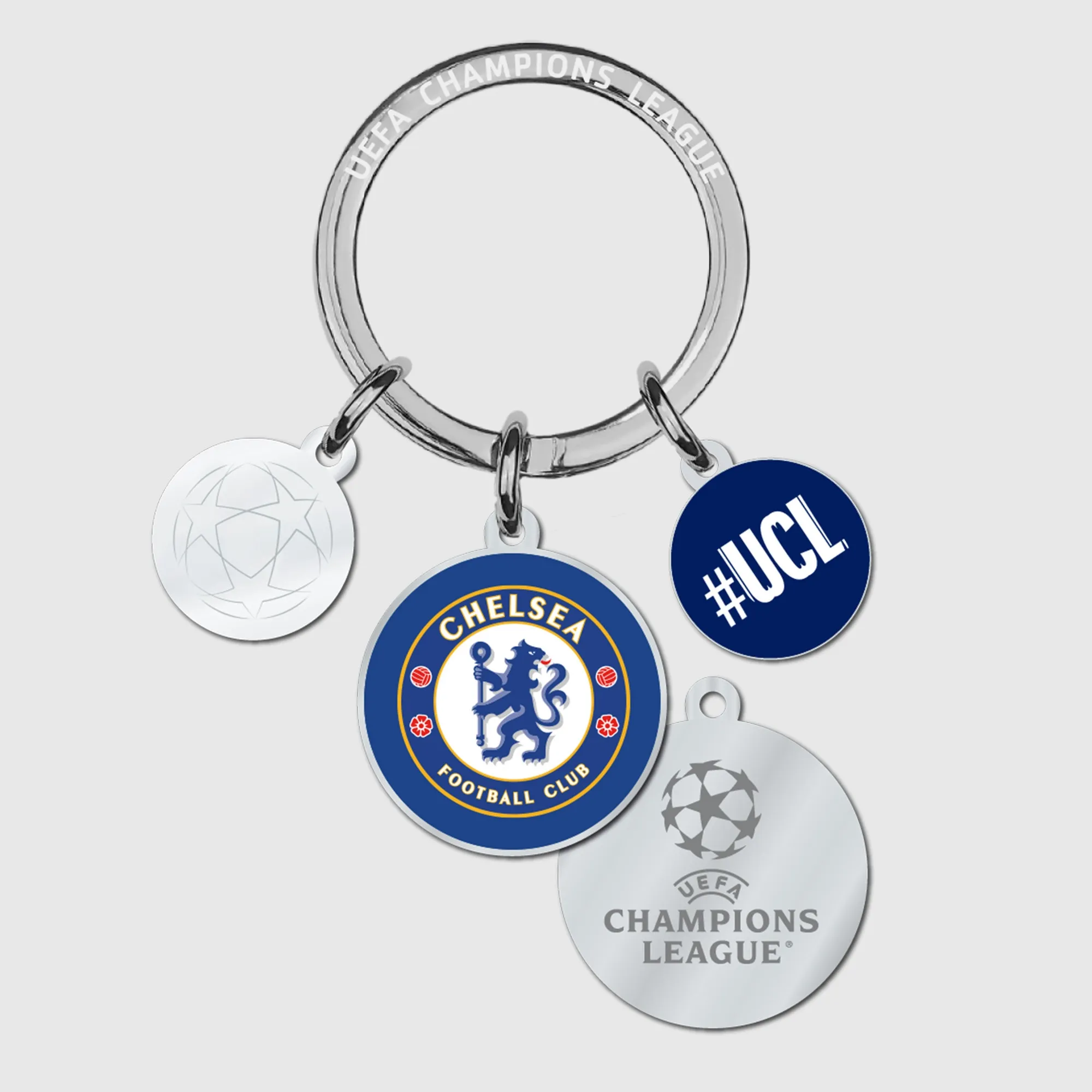 Chelsea UCL Charm Keyring